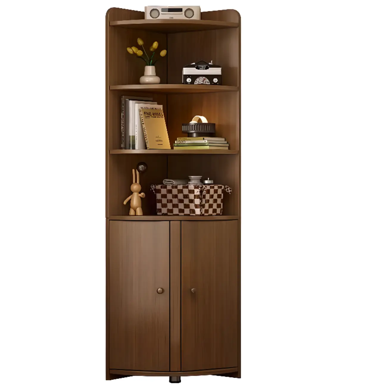  Trendy Nook Utility Wood Cabinet with Versatile Storage Image - 15 | homeyfad
