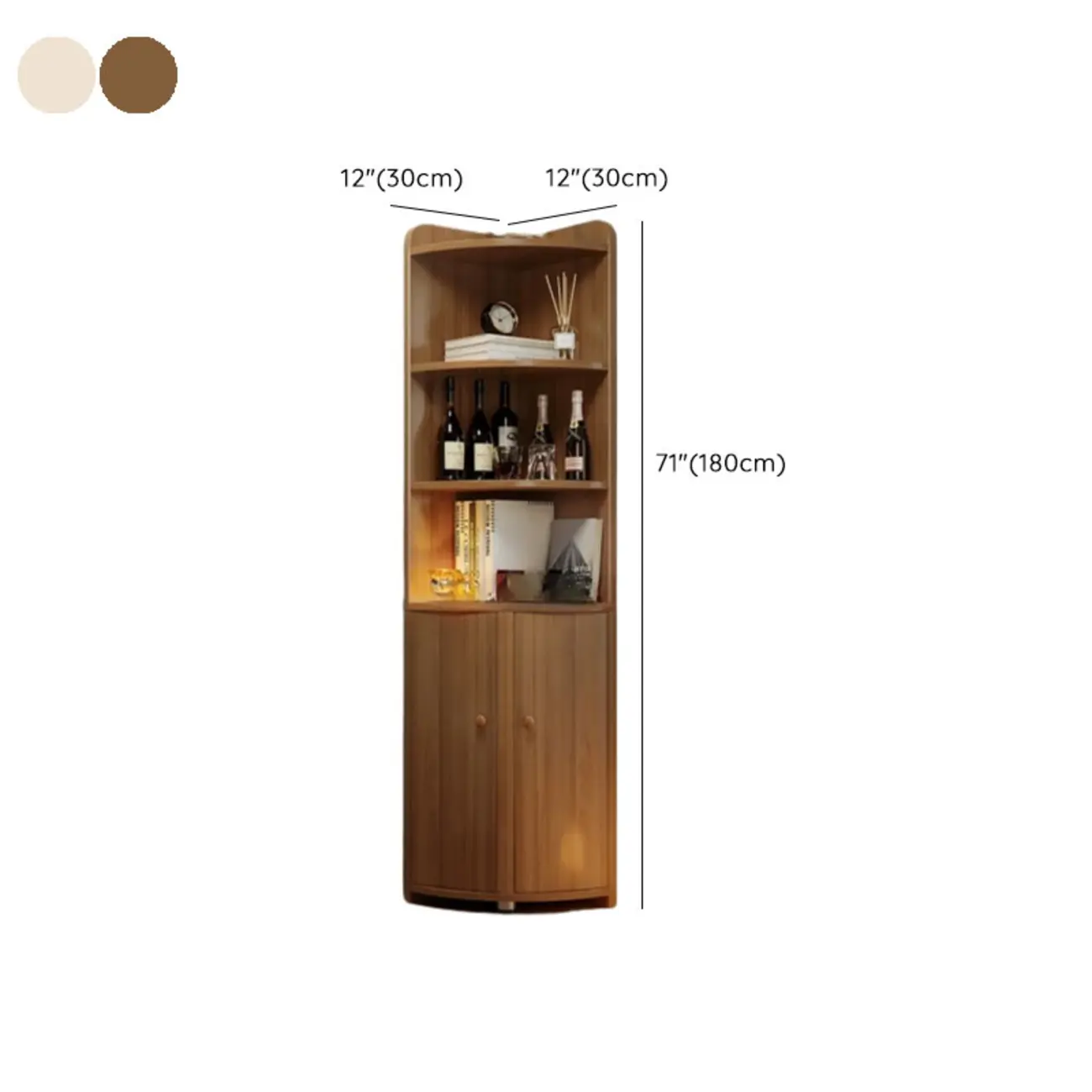  Trendy Nook Utility Wood Cabinet with Versatile Storage Image - 18 | homeyfad