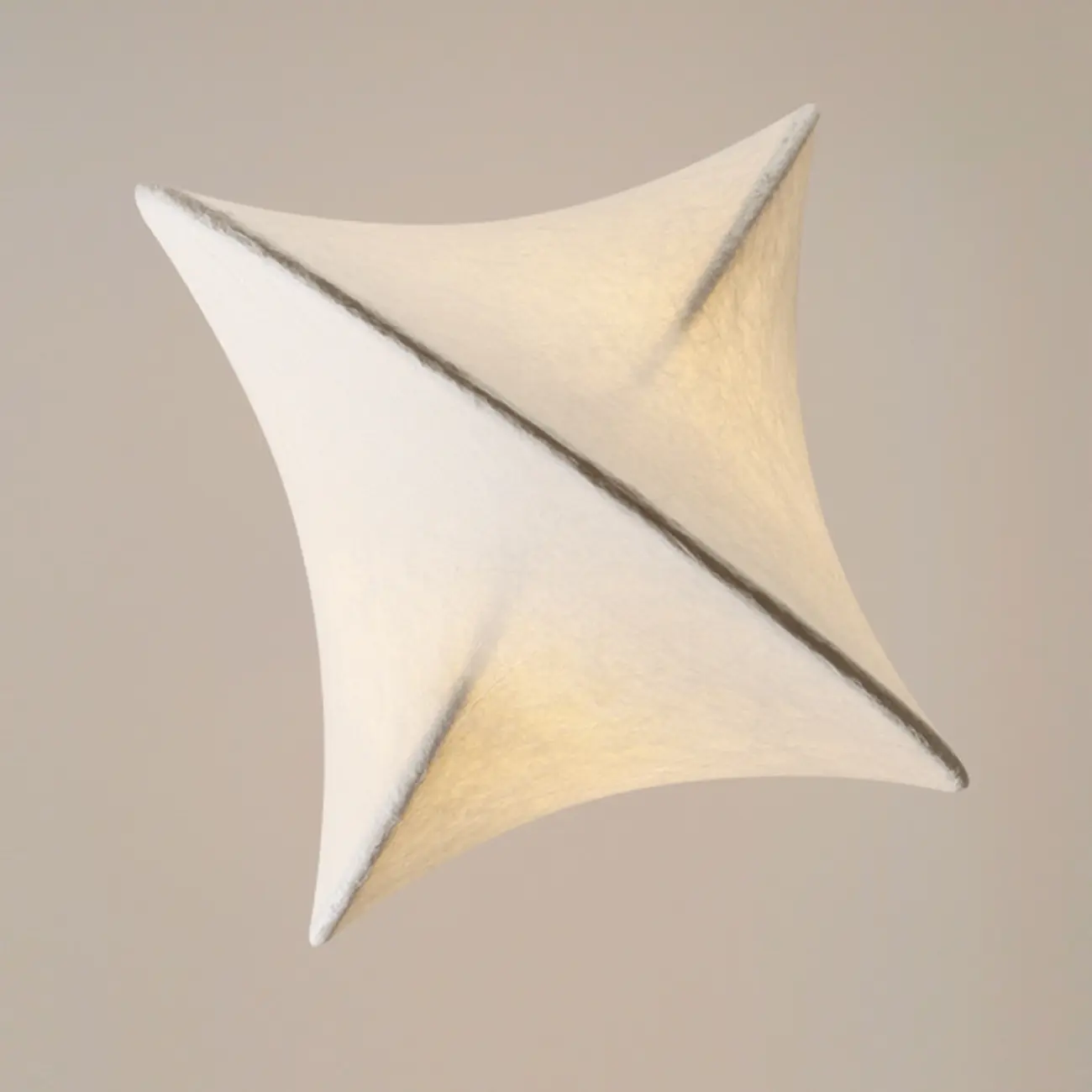 Geometric Fabric LED Pendant Light Fixture Adjustable Height Image - 9 | homeyfad