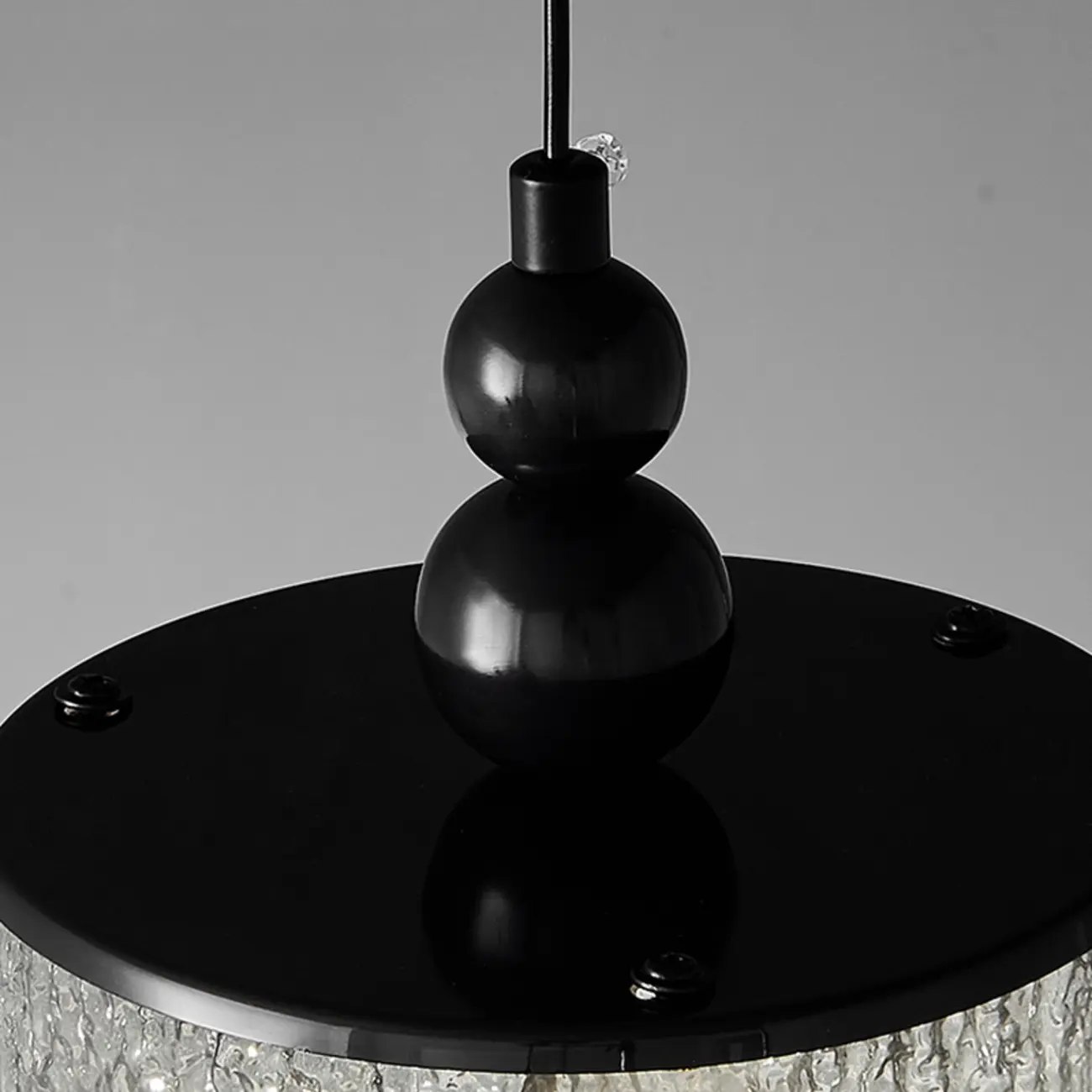 Adjustable Modern Square Resin Black LED Pendant Light  Image - 12 | homeyfad