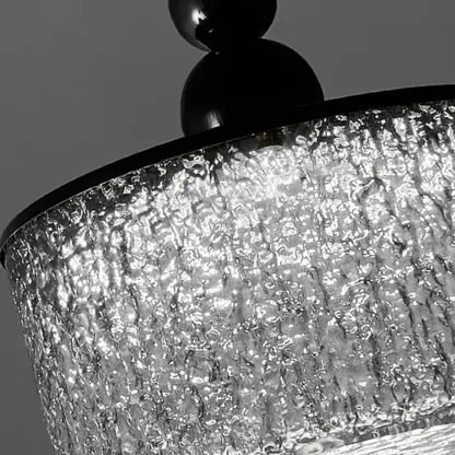 Adjustable Modern Square Resin Black LED Pendant Light  Image - 14