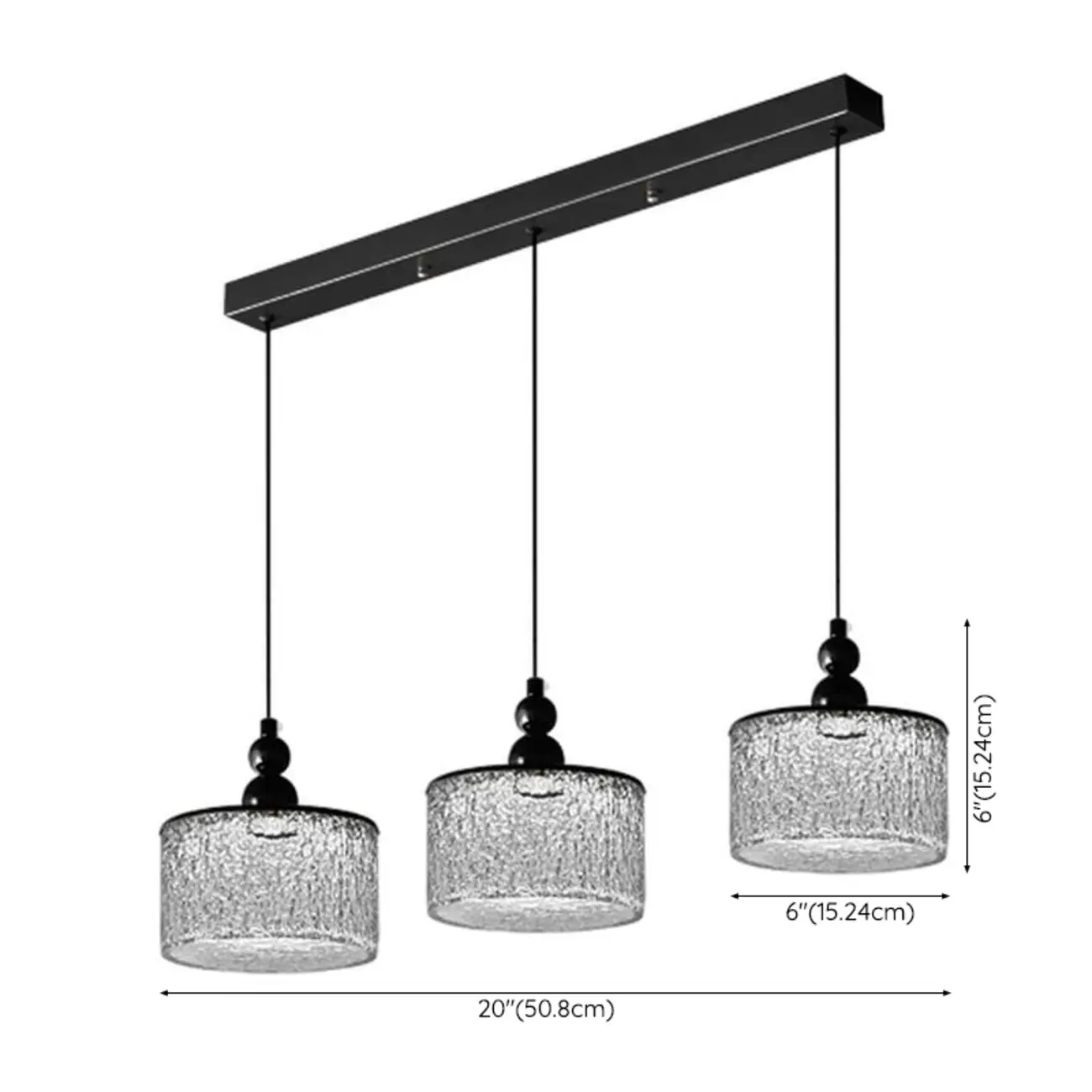 Adjustable Modern Square Resin Black LED Pendant Light  Image - 22 | homeyfad