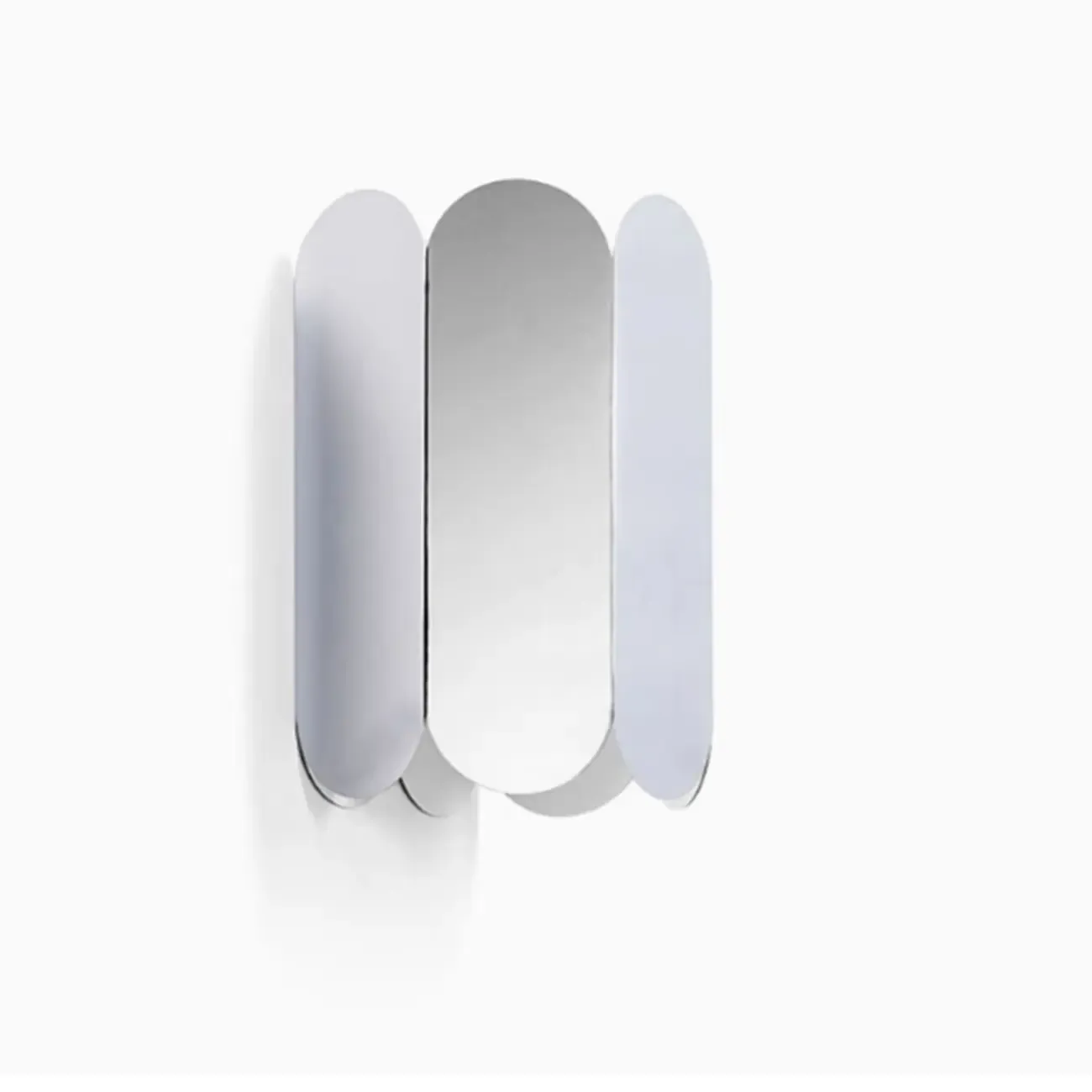 Mini Hardwired Modern Red Up & Down Wall Sconce in Geometric  Image - 5