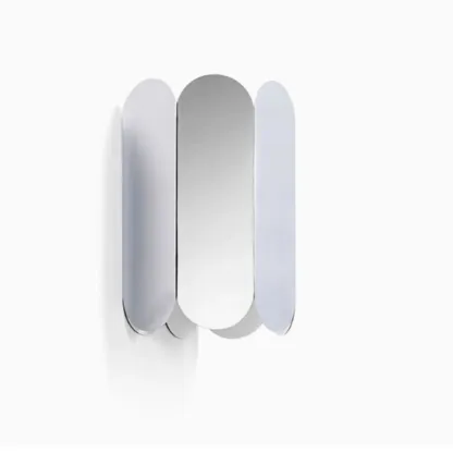 Mini Hardwired Modern Red Up & Down Wall Sconce in Geometric  Image - 5