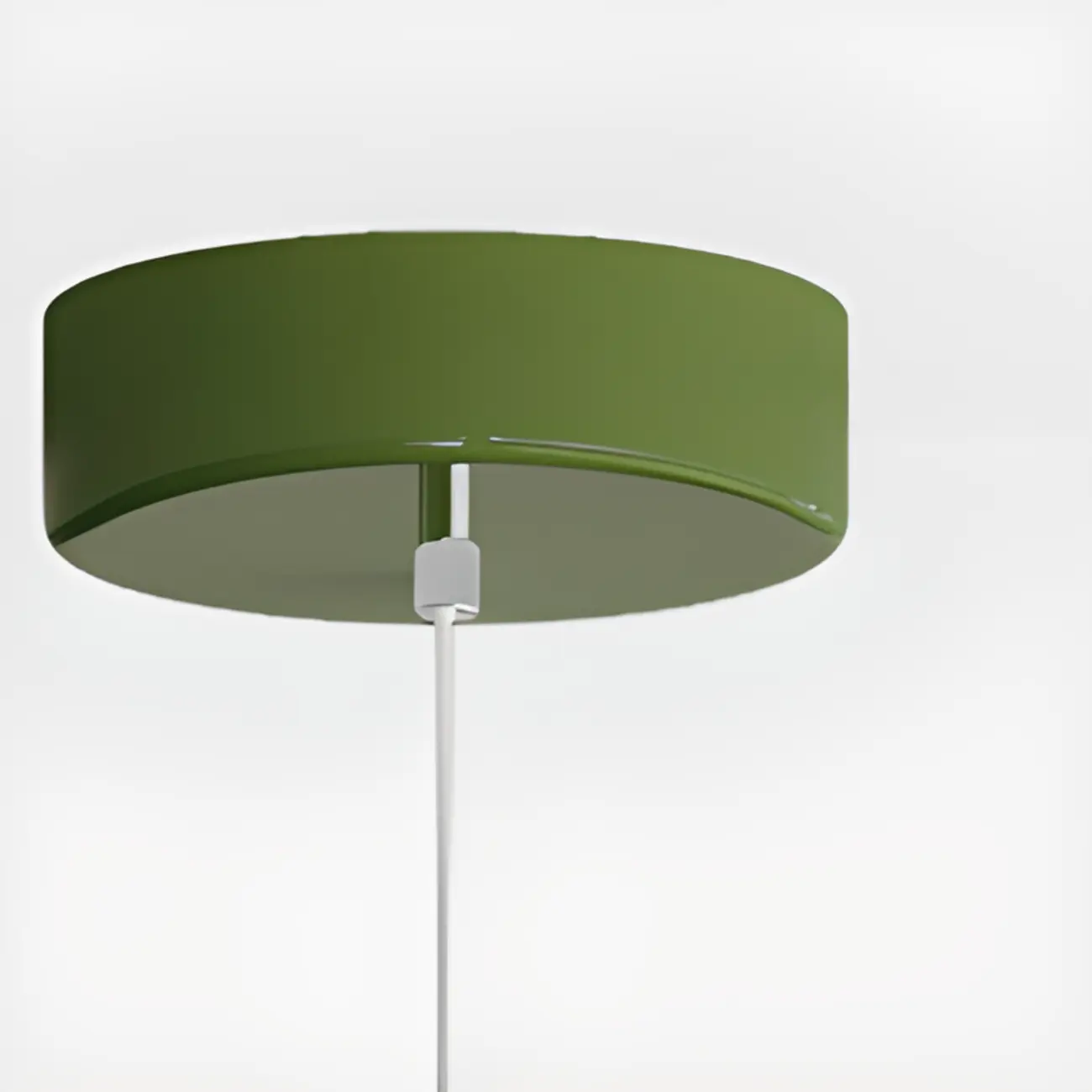 Casual LED Chalk Lucite Round Pendant Lighting with Adaptable Hanging Length Image - 11 | homeyfad