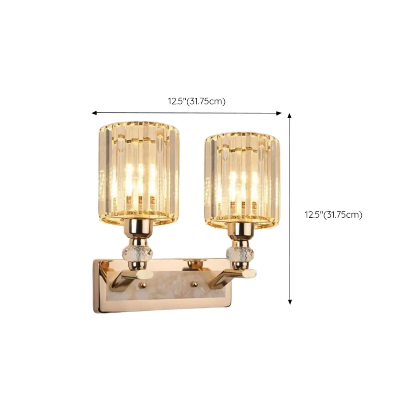 Modern Black Cylinder Glass Wall Sconce in Hardwired Image - 26 | homeyfad