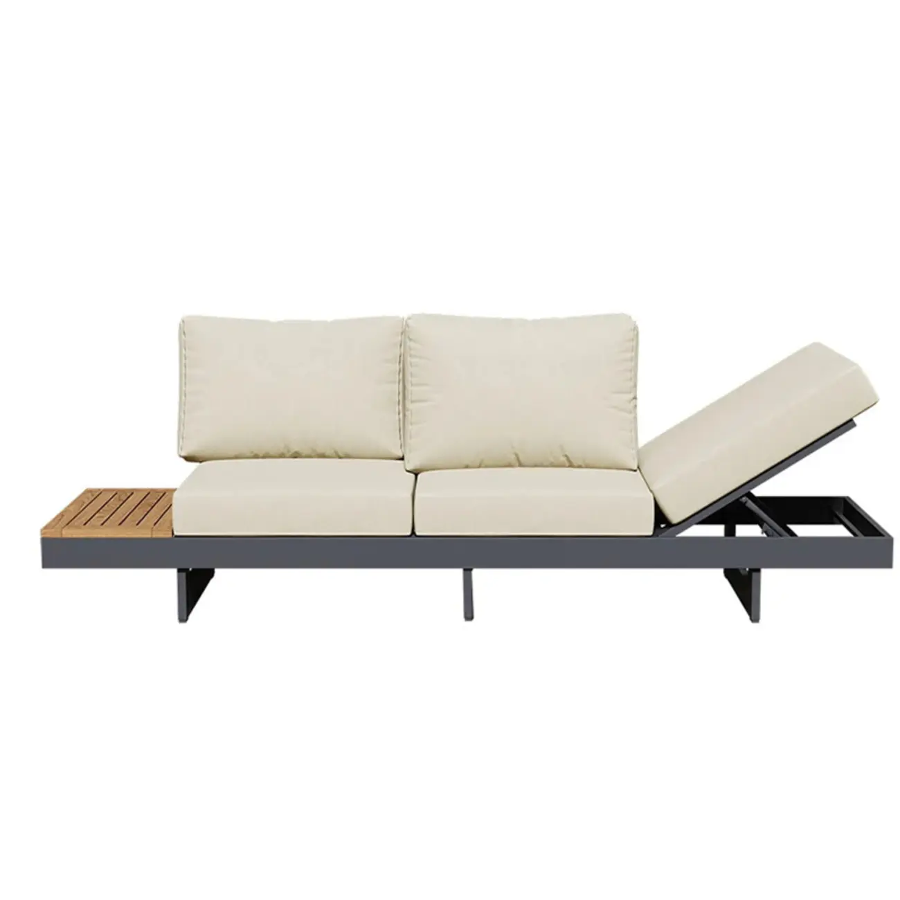 Modular Outdoor Waterproof Sofa with Durable Metal Frame Image - 2 | homeyfad