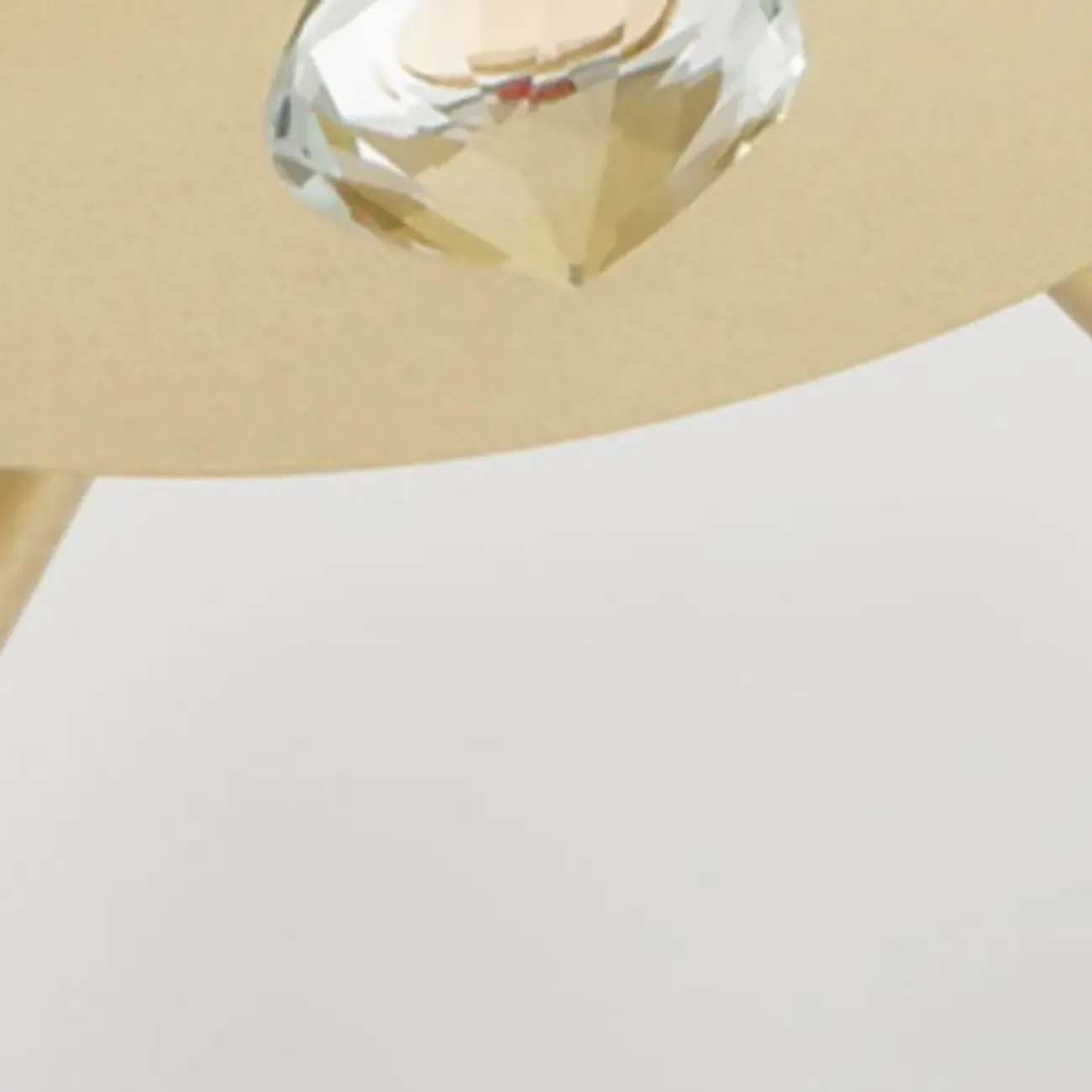 Gold Floral Metal Modern Linear Chandelier Light Image - 9