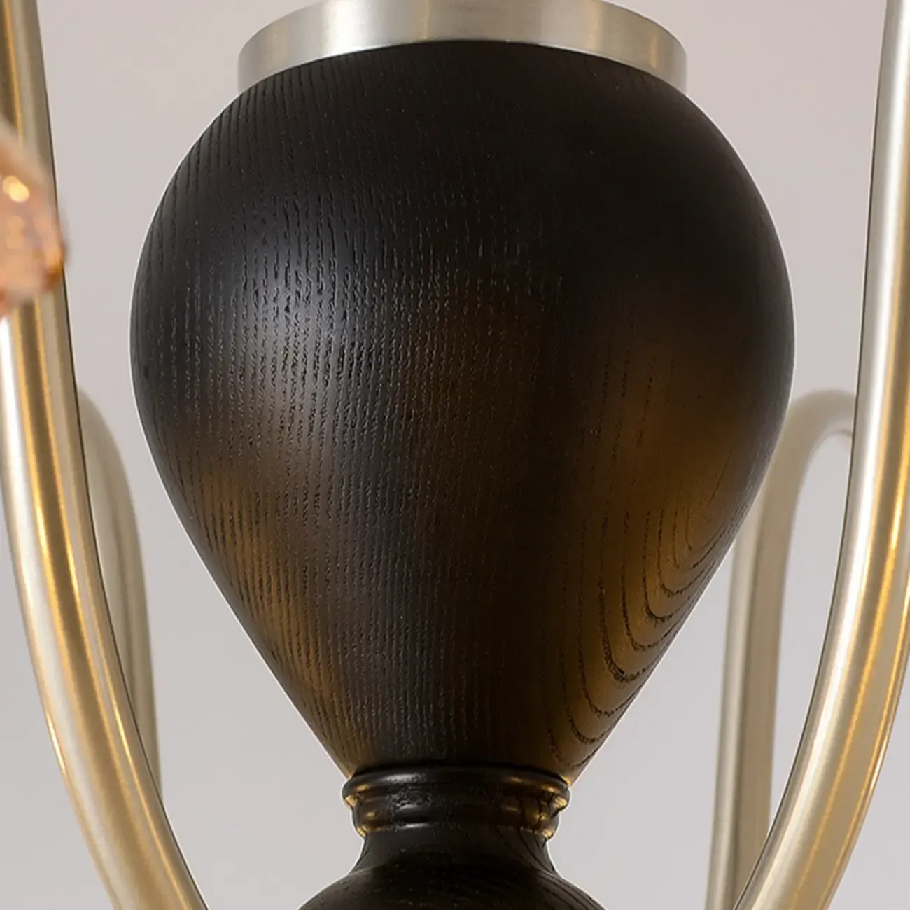 Retro Geometric 6/8 Lights Glass Chandelier in Chrome  Image - 6