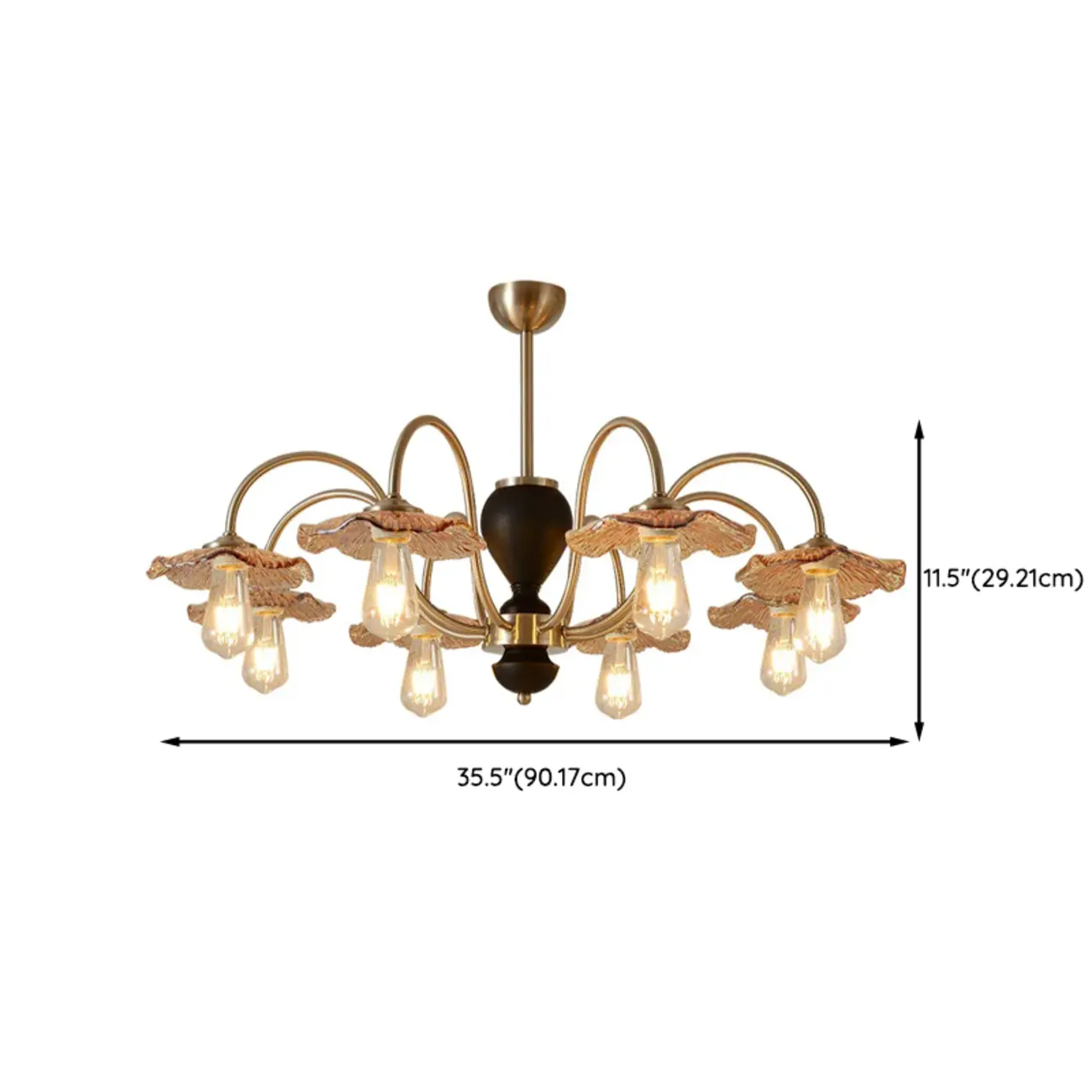 Retro Geometric 6/8 Lights Glass Chandelier in Chrome  Image - 13 | homeyfad