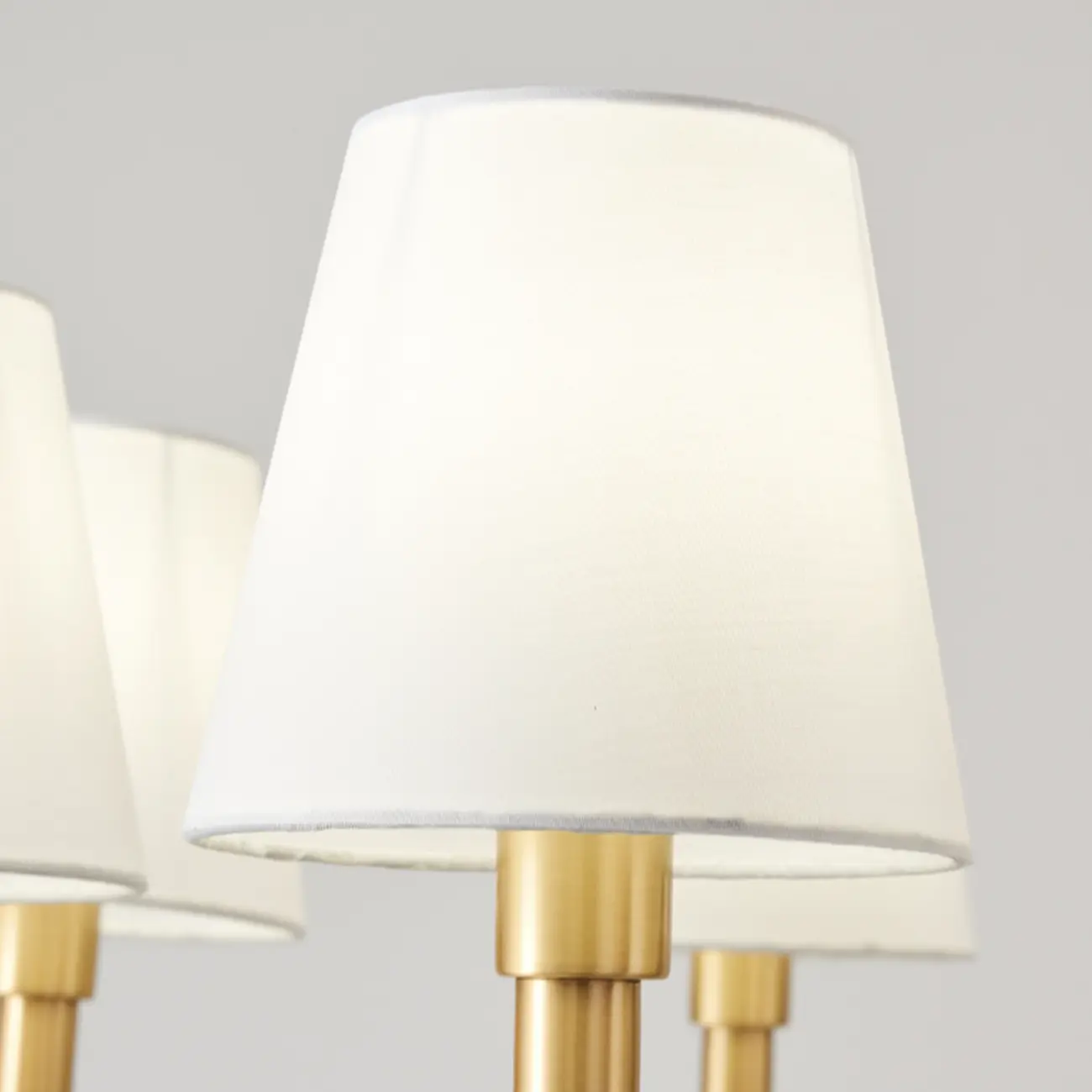 Gold Metal Elegant Modern Linear Chandelier Light Image - 9 | homeyfad