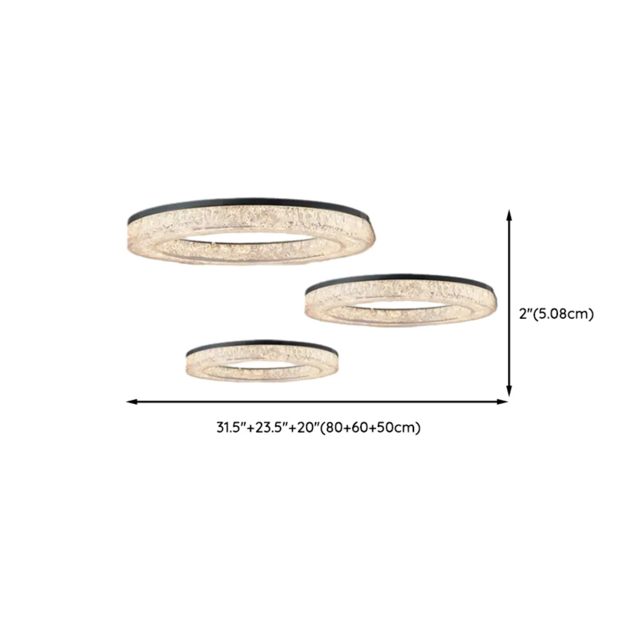 Black Circular Crystal Modern Chandelier Light Image - 23 | homeyfad