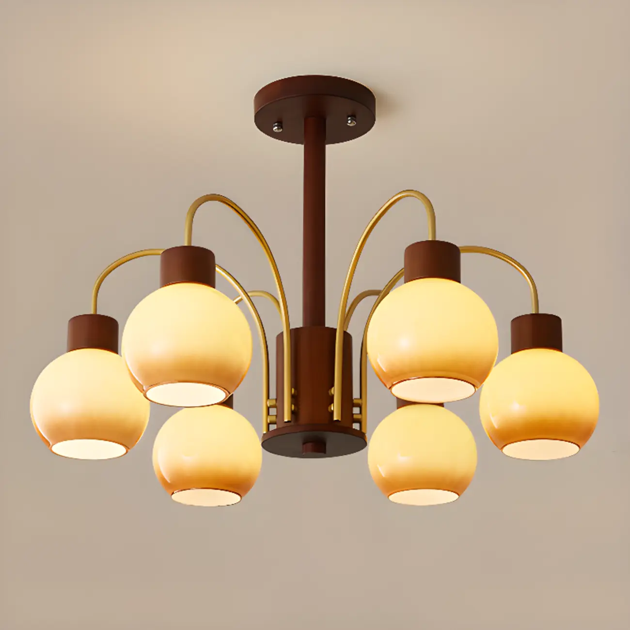 Gold Linear Glass Modern Chandelier Black Light Image - 9 | homeyfad