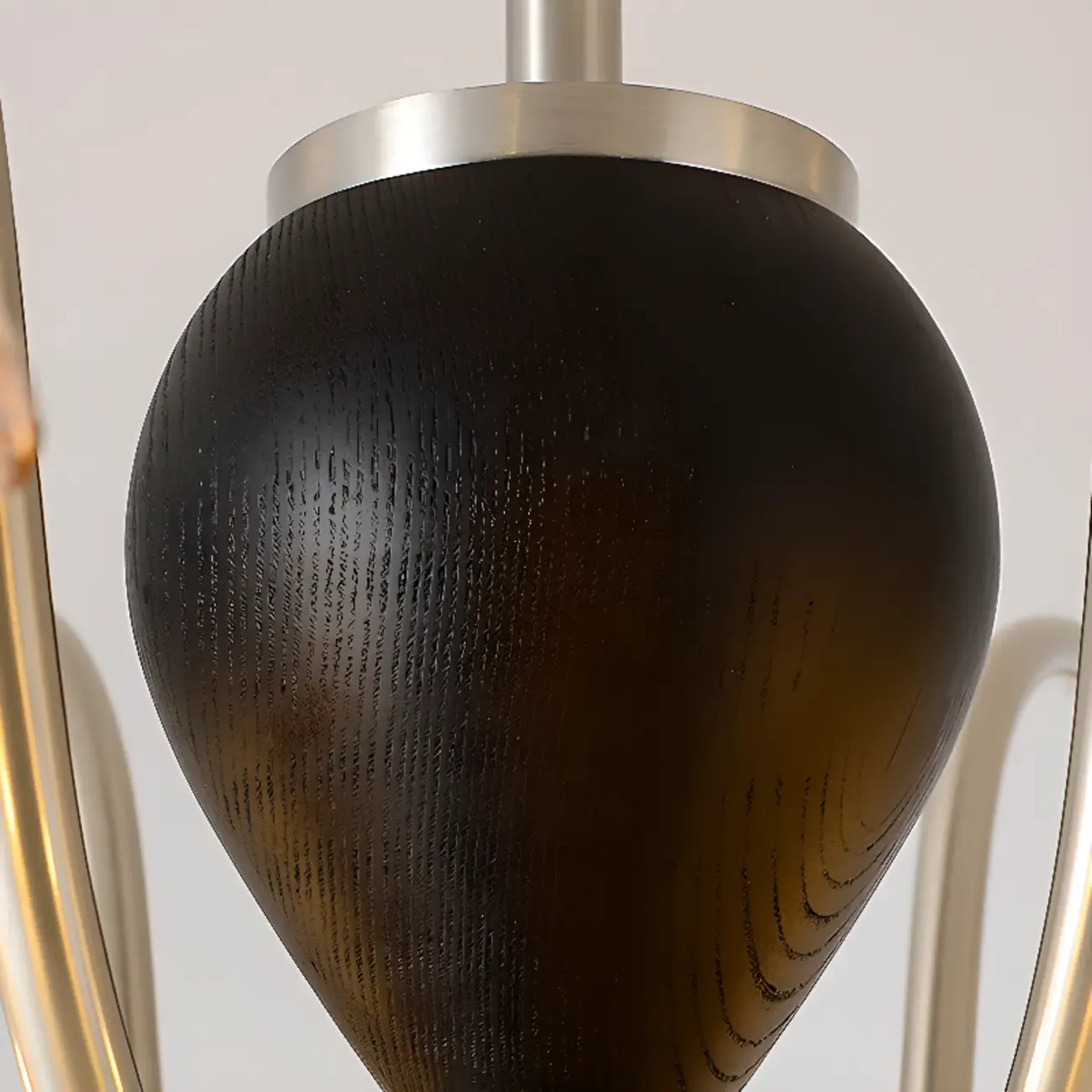 Geometric Large Downrods Chandelier for Dining Room in 6/8 Light Image - 8