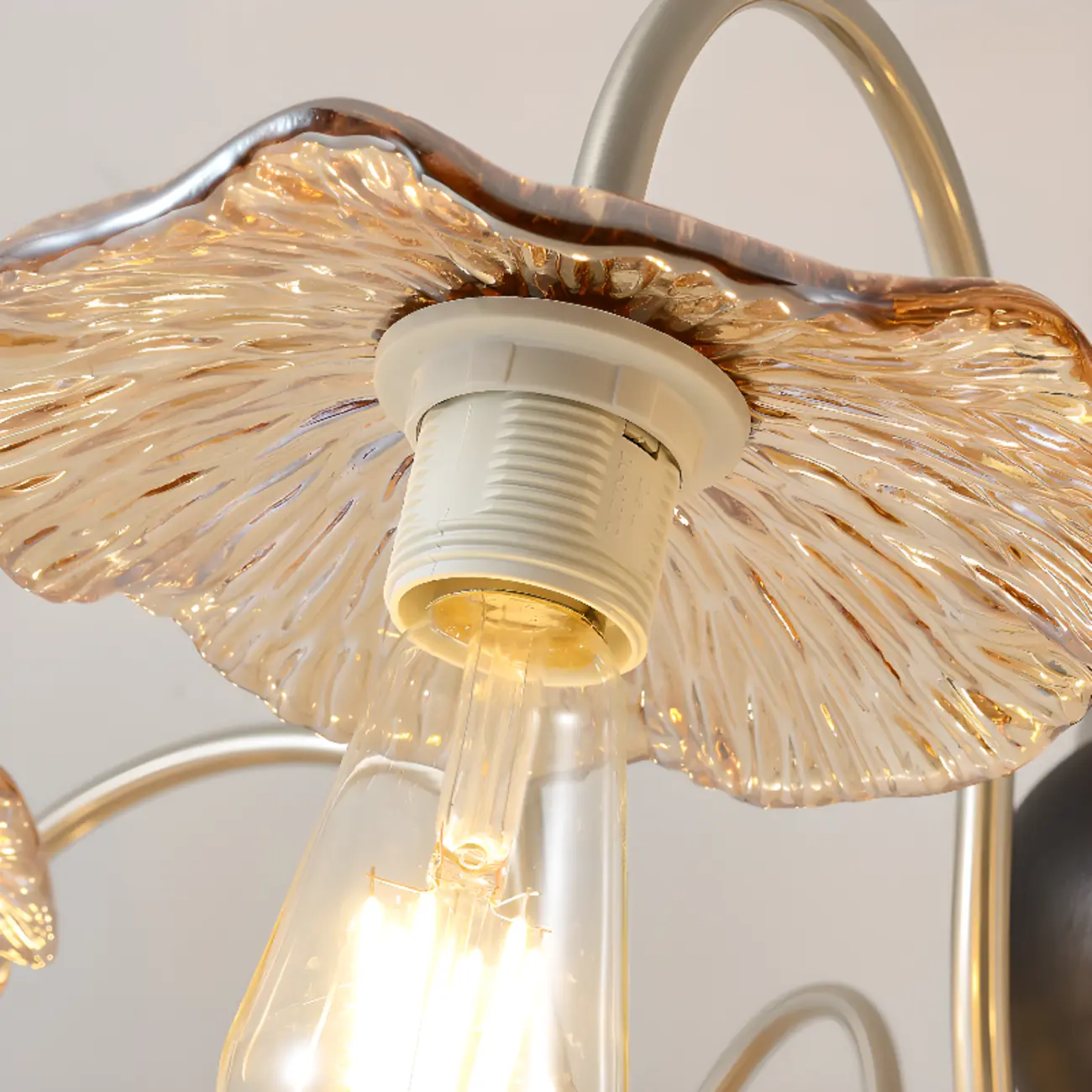 Geometric Large Downrods Chandelier for Dining Room in 6/8 Light Image - 9 | homeyfad