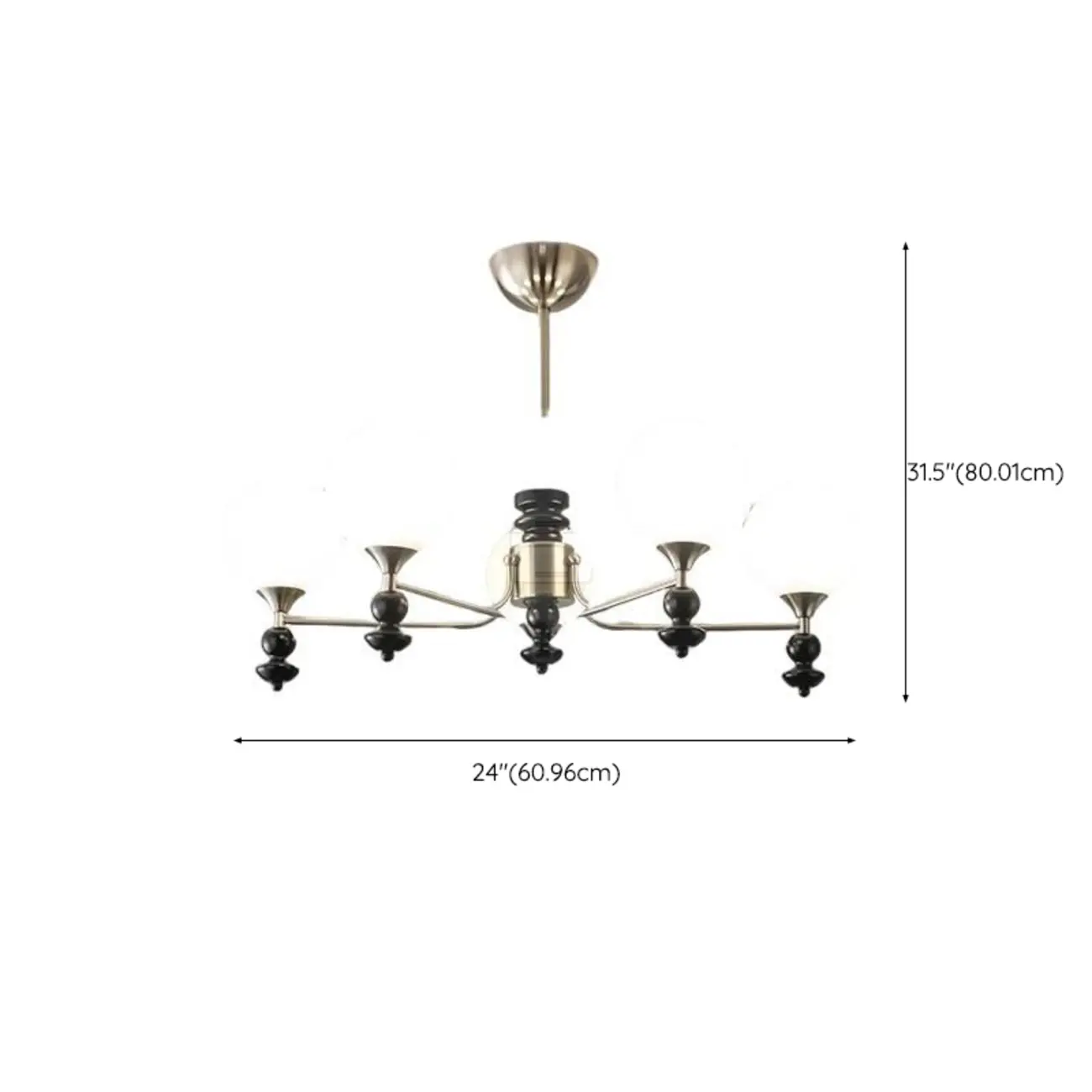 Black Glass Sphere Metal Modern Crystal Chandelier Image - 15 | homeyfad