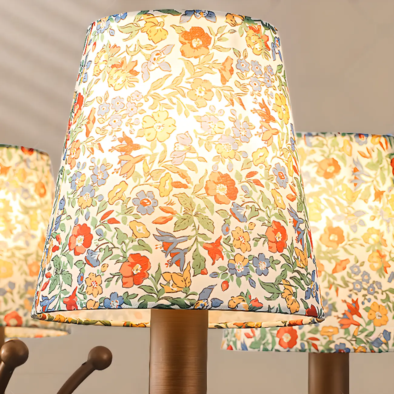 Rustic Round Coffee Bronze Barrel Metal Multi-Light Chandelier Image - 9 | homeyfad