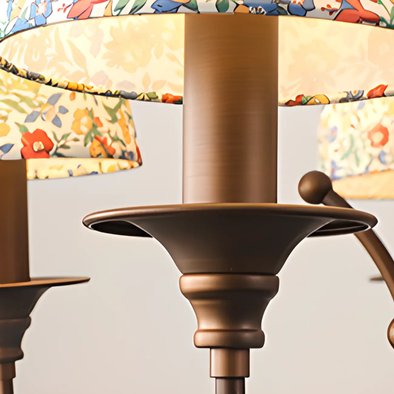 Rustic Round Coffee Bronze Barrel Metal Multi-Light Chandelier Image - 10 | homeyfad