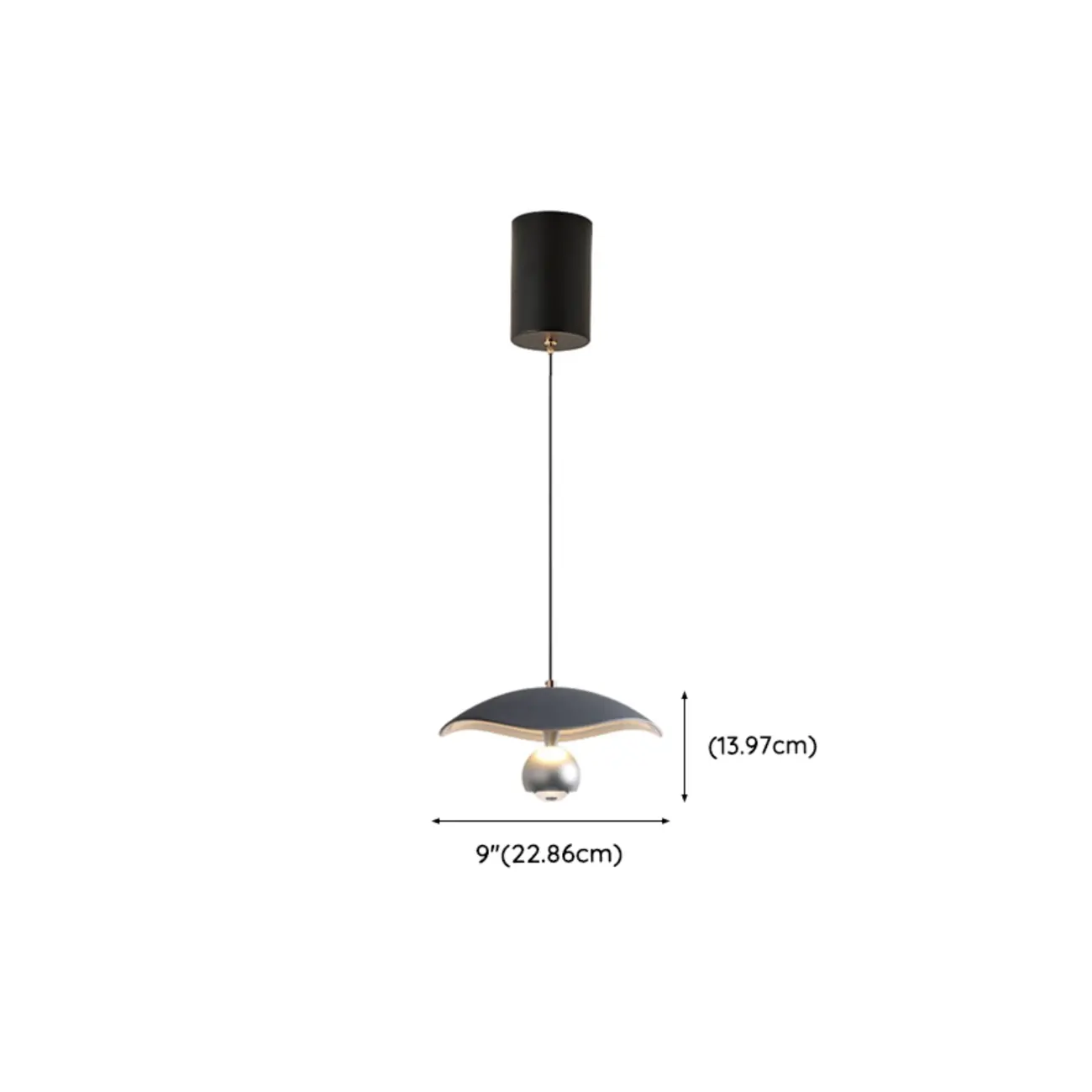 Modern Black 2-Light Pendant Light Fixture Adjustable Height Image - 10 | homeyfad