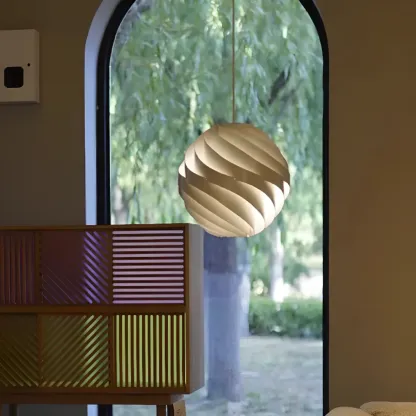 Art Aluminum Globe Pendant Light for Kitchen Island Lighting  Image - 2