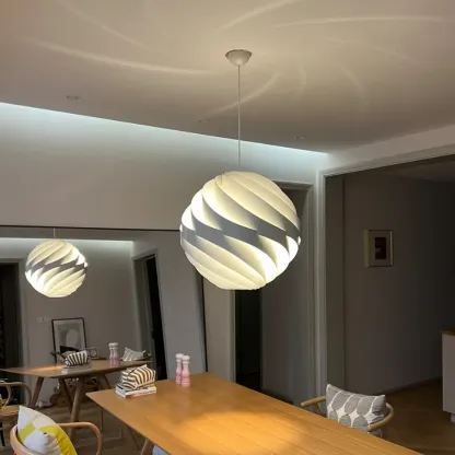 Art Aluminum Globe Pendant Light for Kitchen Island Lighting  Image - 8