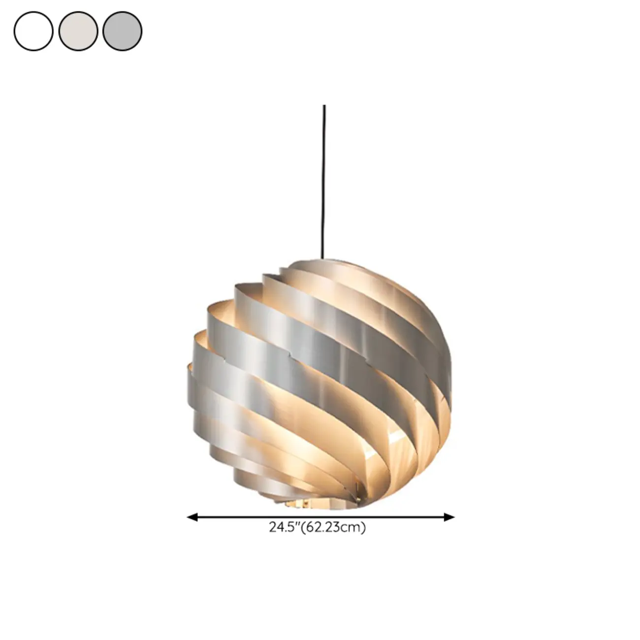Art Aluminum Globe Pendant Light for Kitchen Island Lighting  Image - 17 | homeyfad