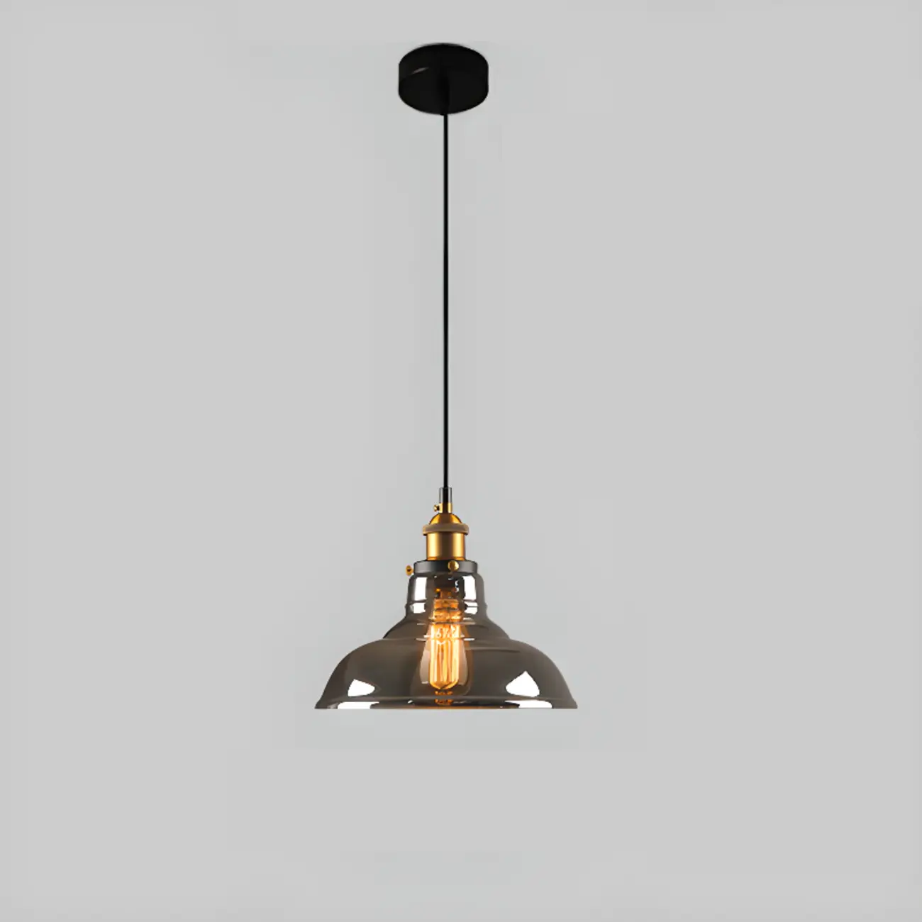 Modern Geometric Glass Gold Pendant Light Fixture for Dining Room | homeyfad