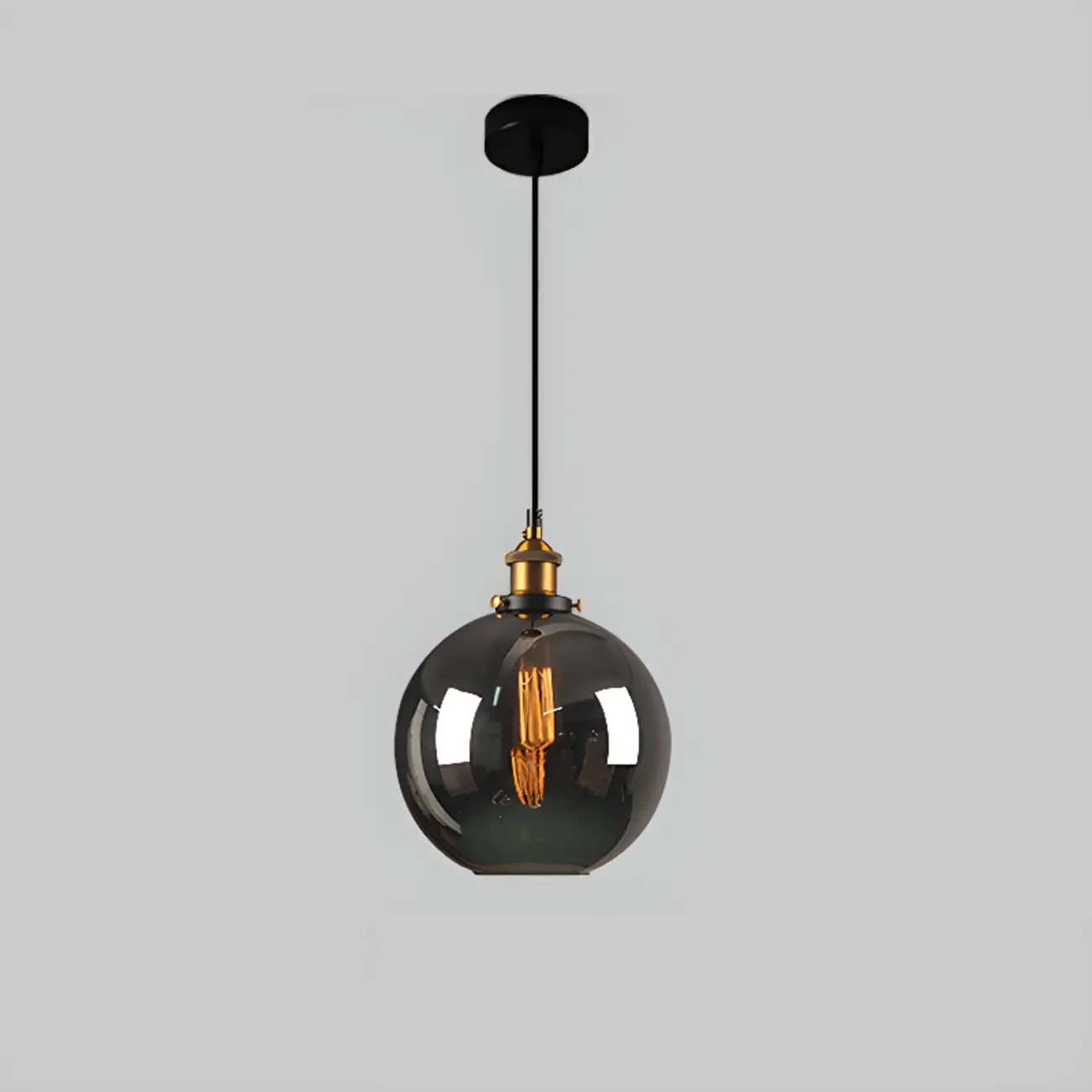 Modern Geometric Glass Gold Pendant Light Fixture for Dining Room | homeyfad
