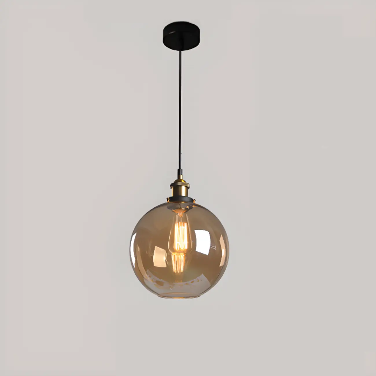 Modern Geometric Glass Gold Pendant Light Fixture for Dining Room | homeyfad