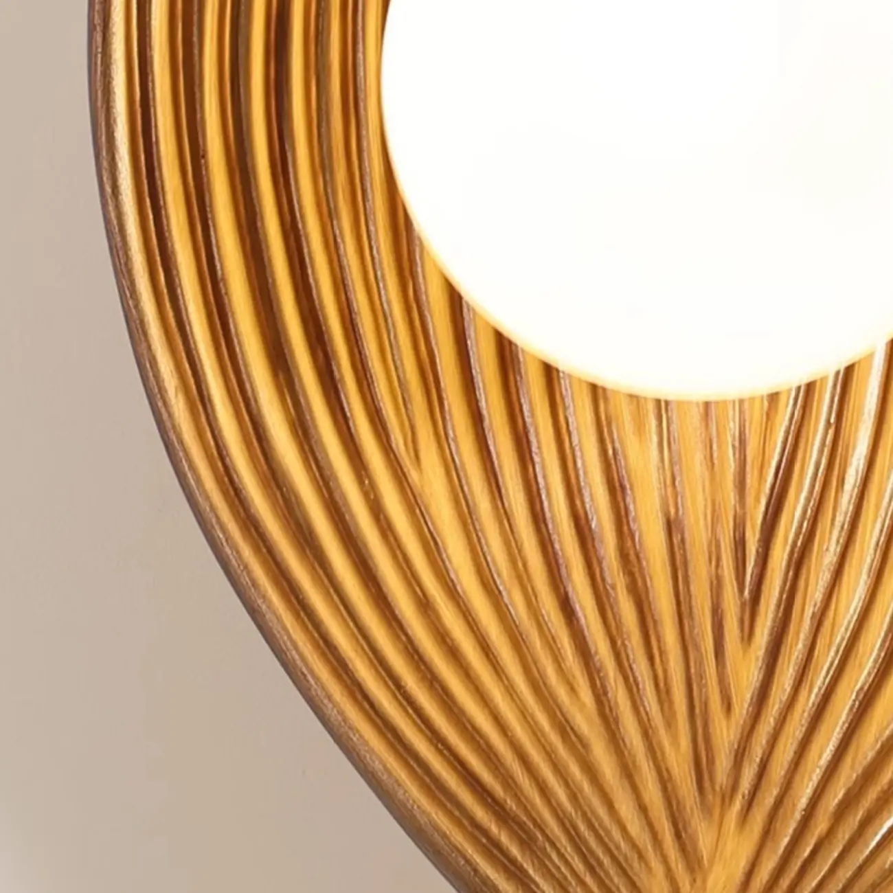 Chic Modern Mini Resin Leaf Wall Sconce for Bedroom Decor | homeyfad