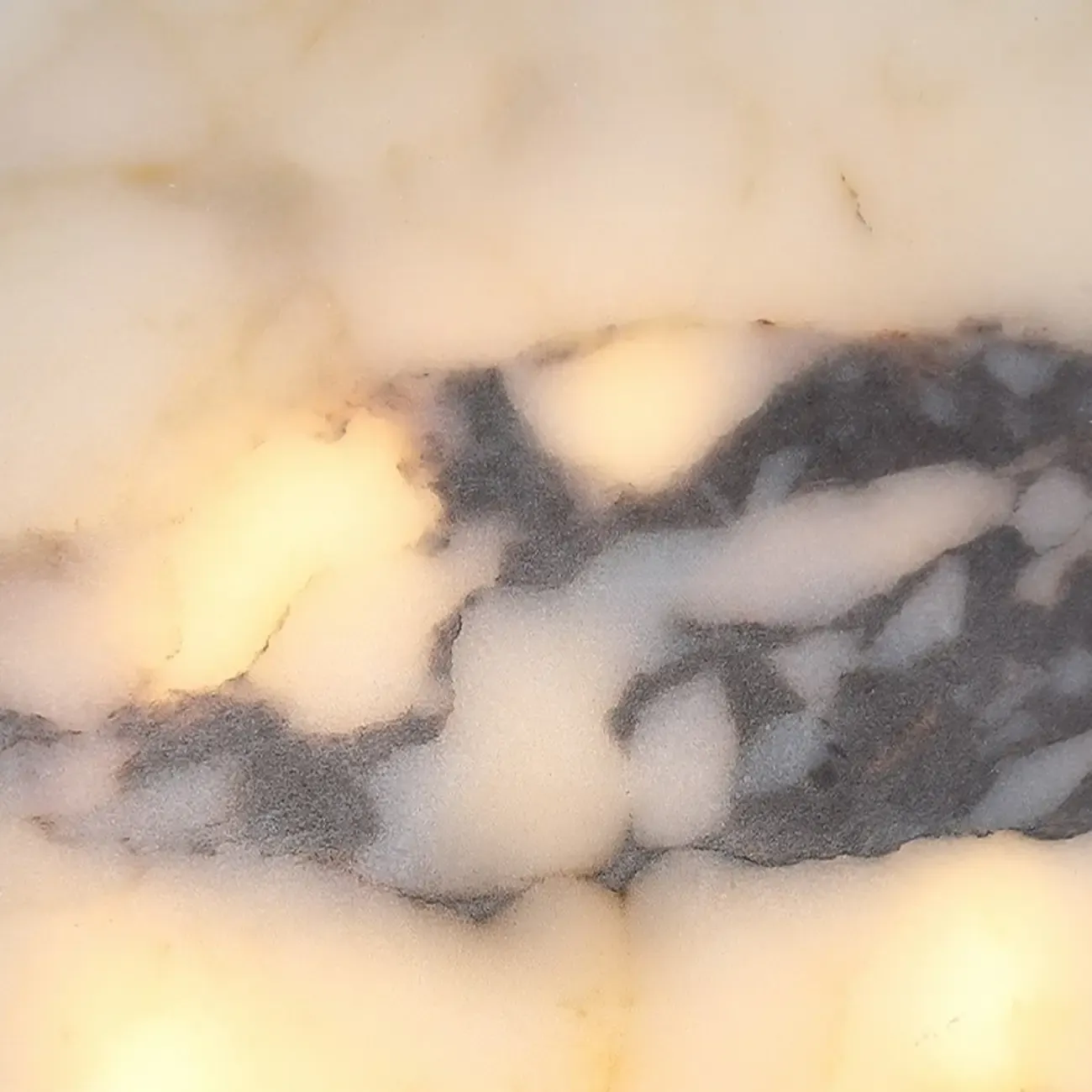 Modern White Stone Minimalist Rectangle LED Wall Light