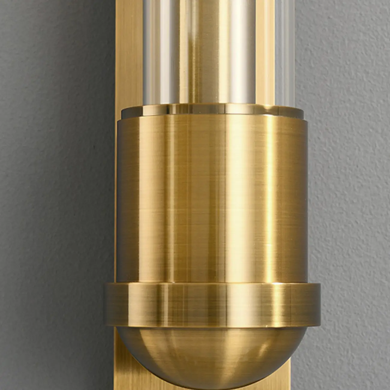 Medium Cylinder Gold LED Wall Sconce for Indoor Lighting  Image - 9 | homeyfad