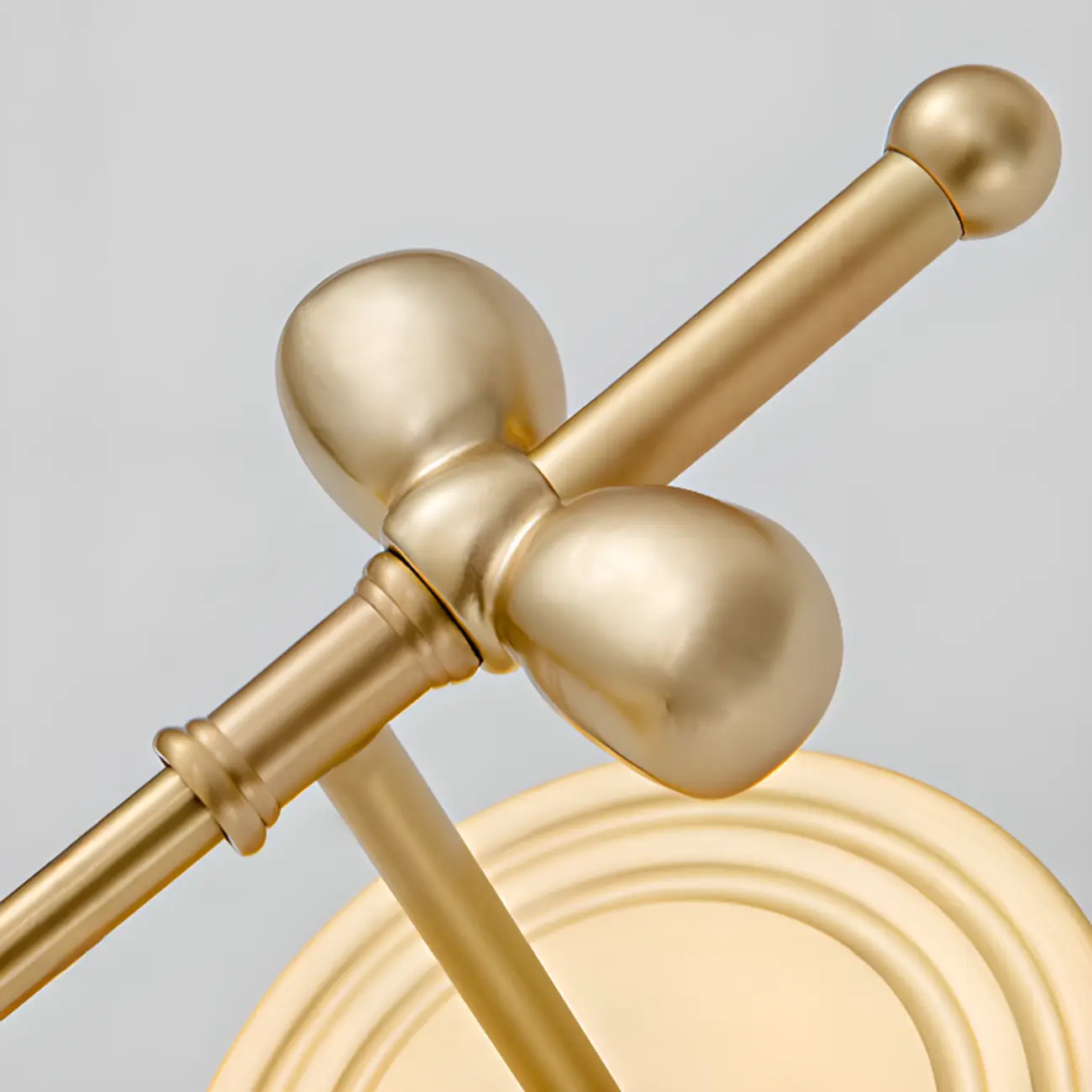 Modern Gold Wall Sconce with Vitreous Shade Image - 8 | homeyfad