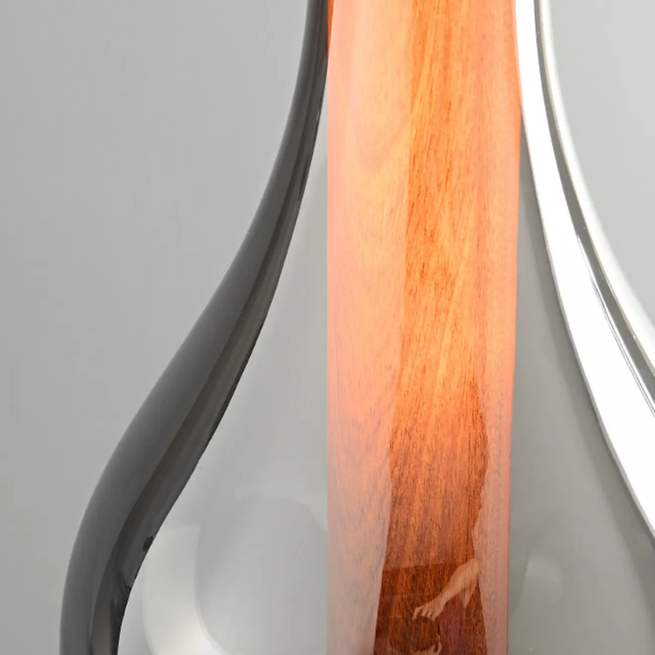 Small Minimalist Glass Round Hanging Cord Pendant Light  Image - 7 | homeyfad