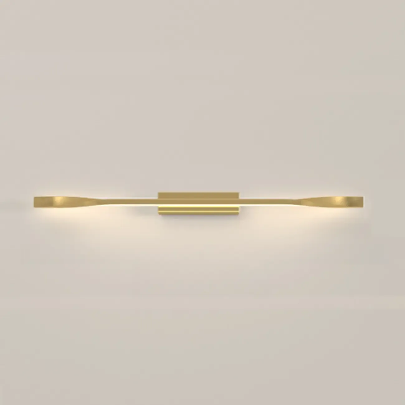 Modern Linear Wall Sconce with Silica Gel Shade Image - 2