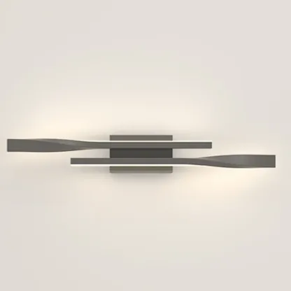 Modern Linear Wall Sconce with Silica Gel Shade Image - 7