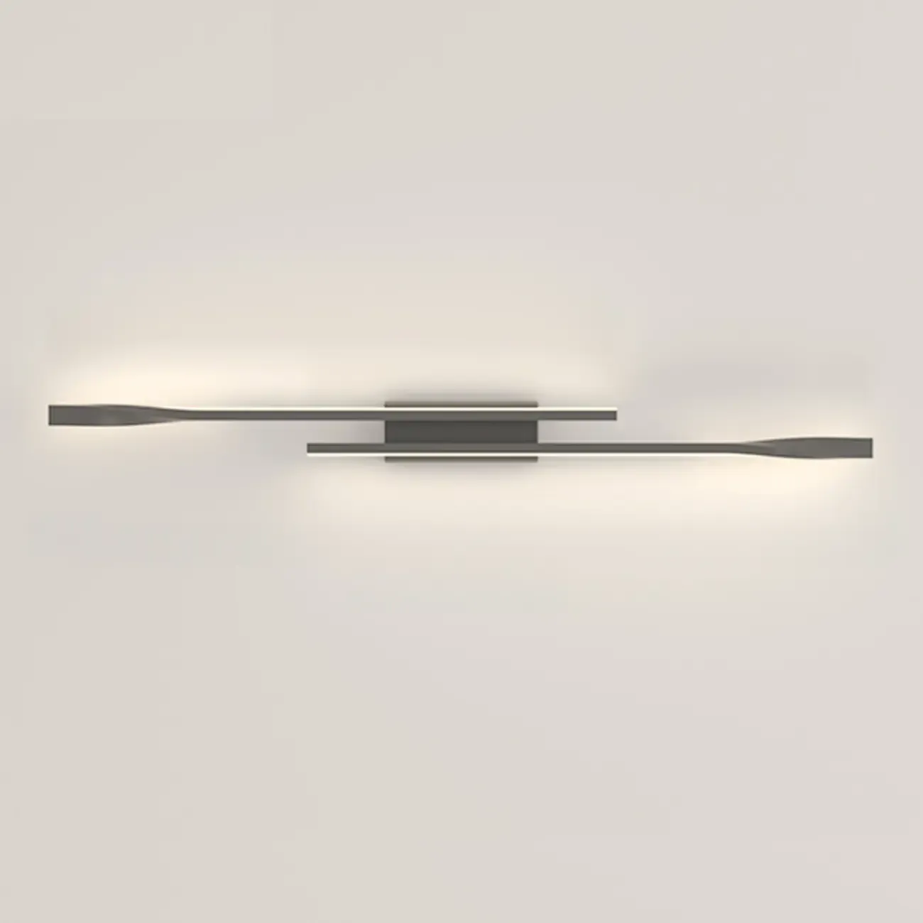 Modern Linear Wall Sconce with Silica Gel Shade Image - 9