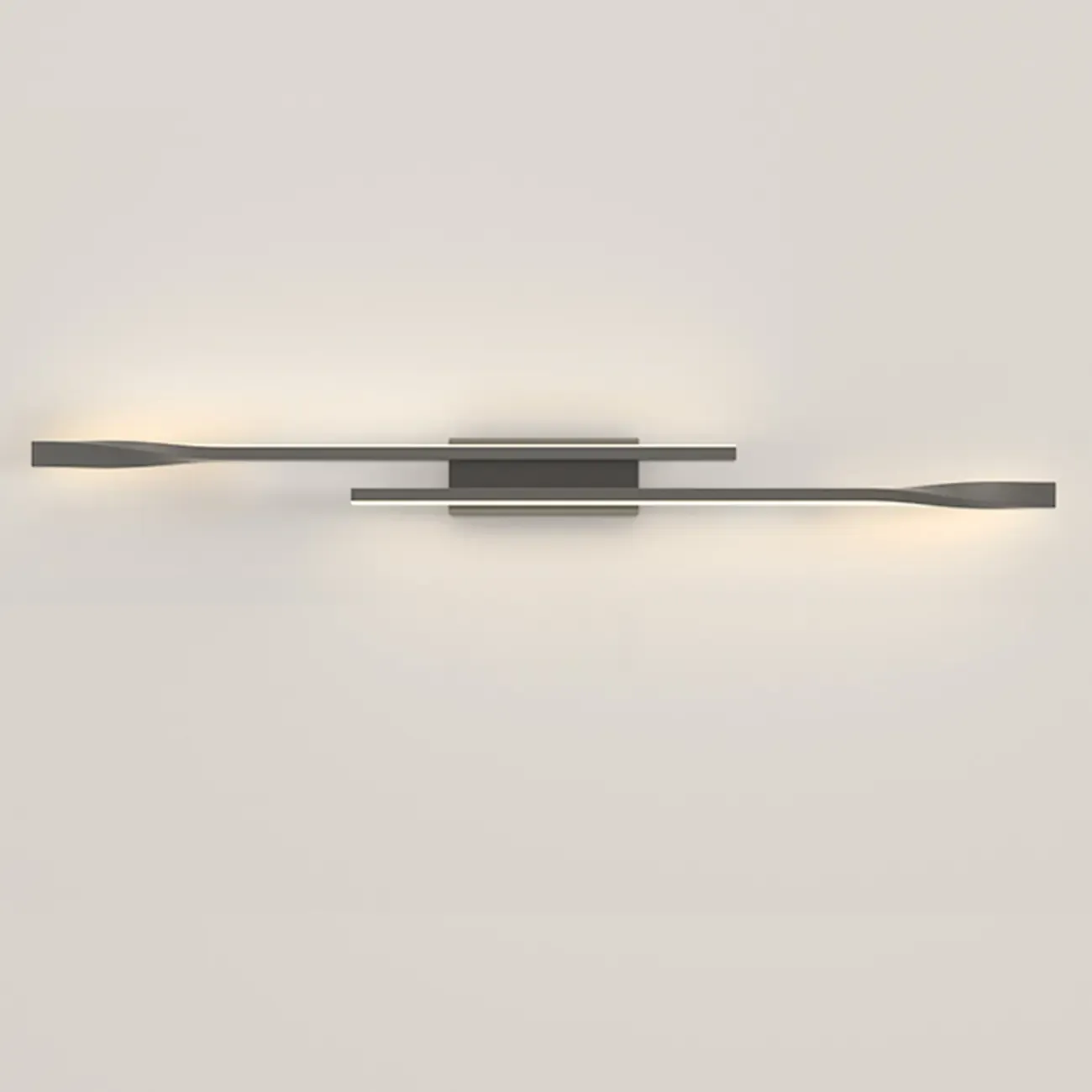Modern Linear Wall Sconce with Silica Gel Shade Image - 11