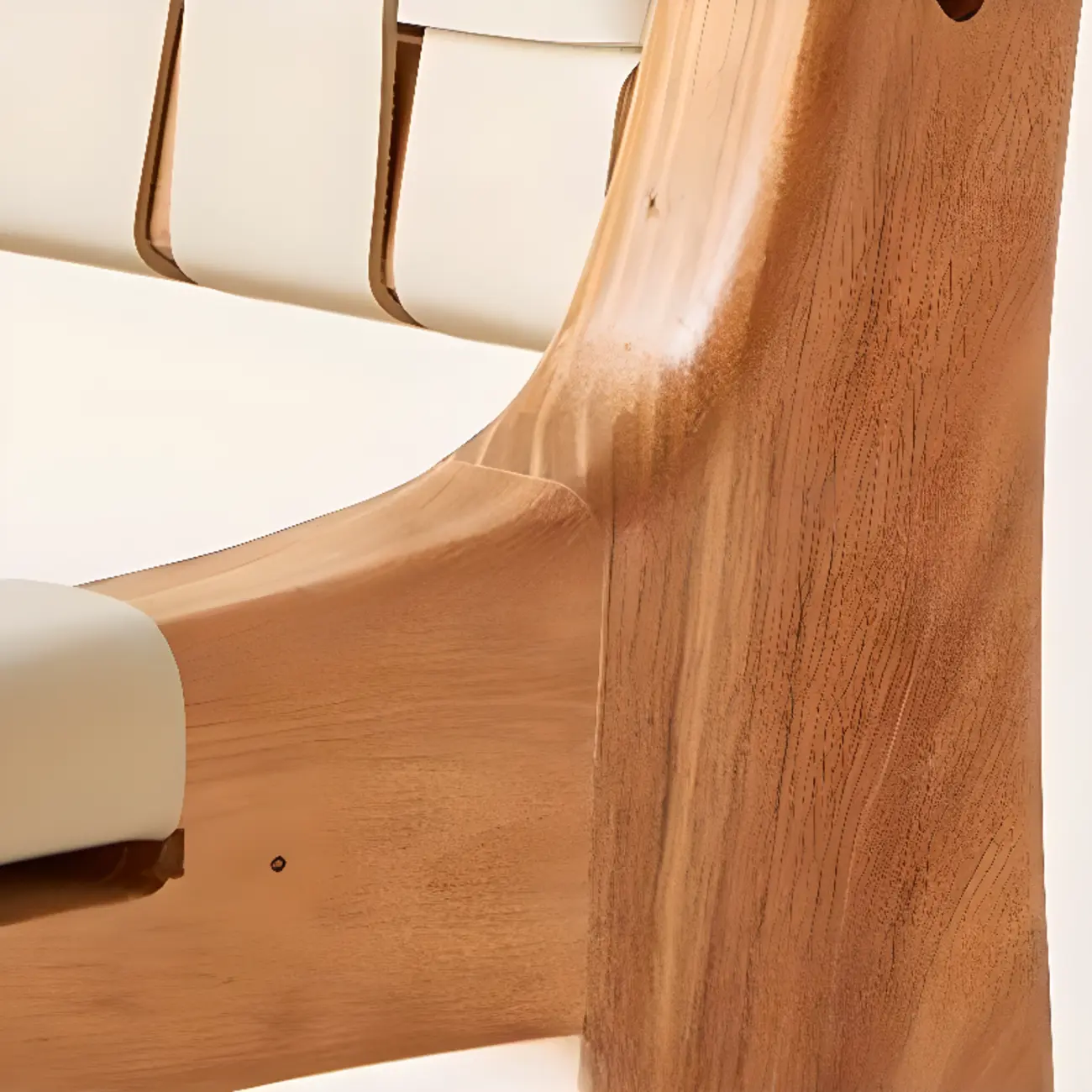 Rustic Wooden Woven Elegant Swivel Adjustable Bar Stool Image - 12 | homeyfad