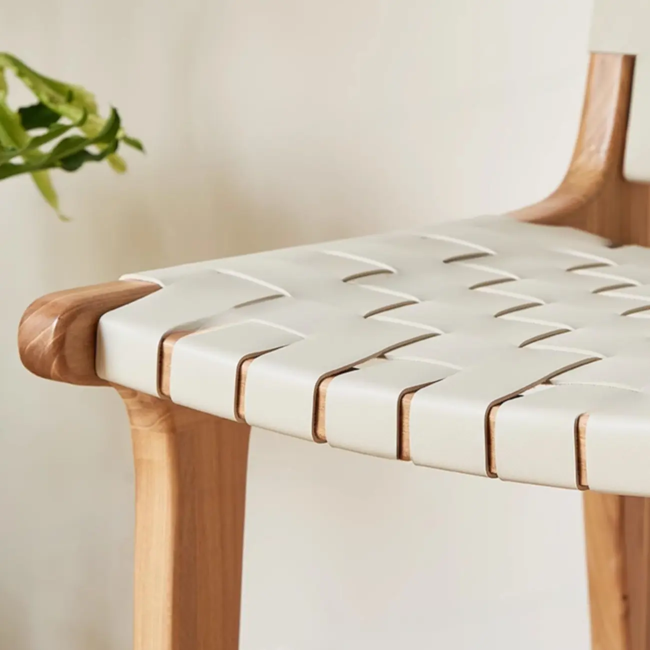 Rustic Wooden Woven Elegant Swivel Adjustable Bar Stool Image - 13 | homeyfad