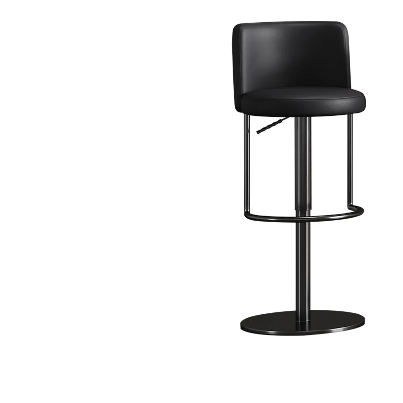 Modern Stainless Steel Swivel Bar Stool Adjustable Height | homeyfad