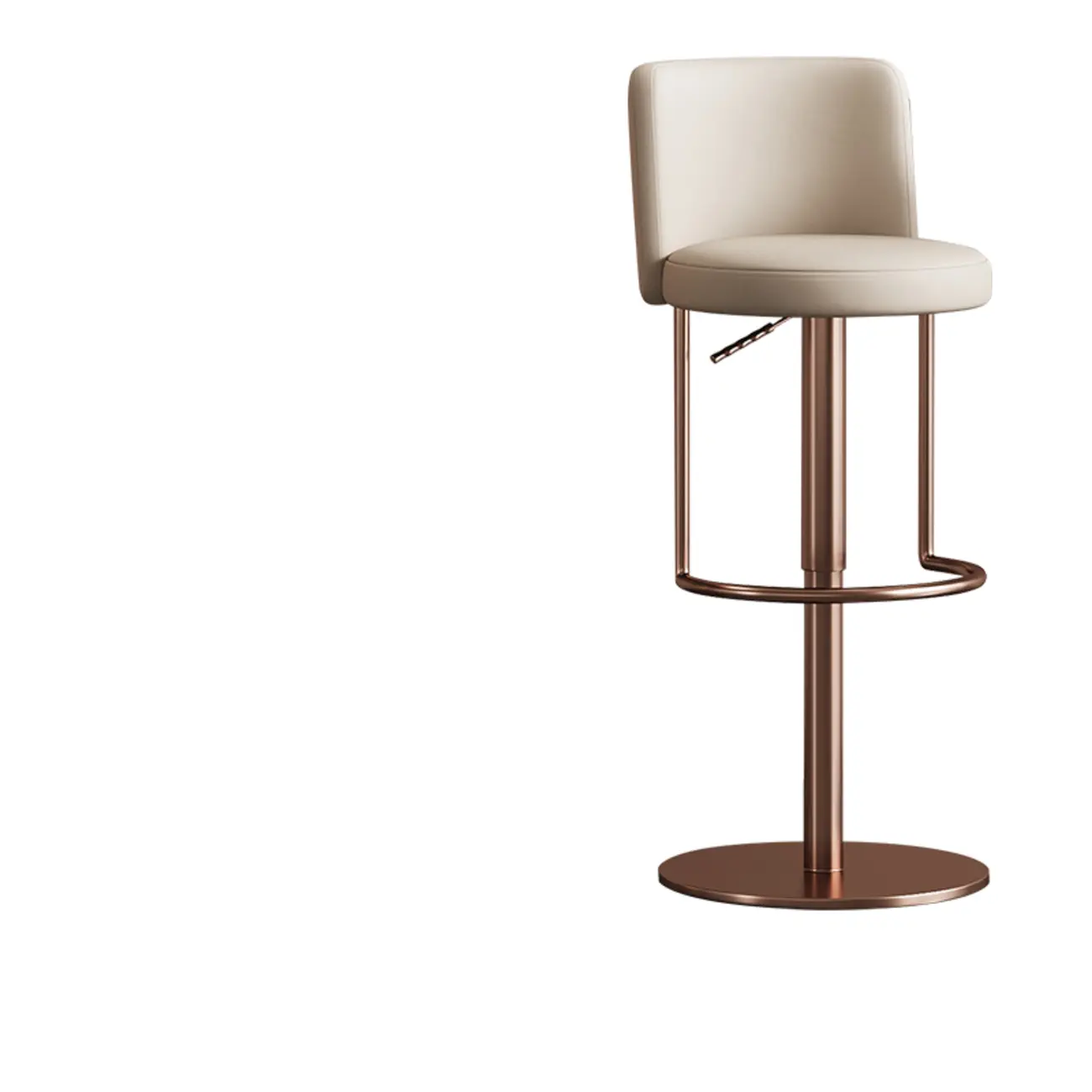 Modern Stainless Steel Swivel Bar Stool Adjustable Height | homeyfad