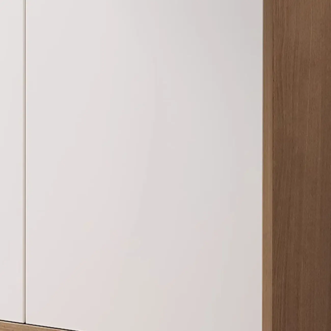 Large Wood Glass Doors Cabinet Sideboard with Hutch Top Image - 9 | homeyfad