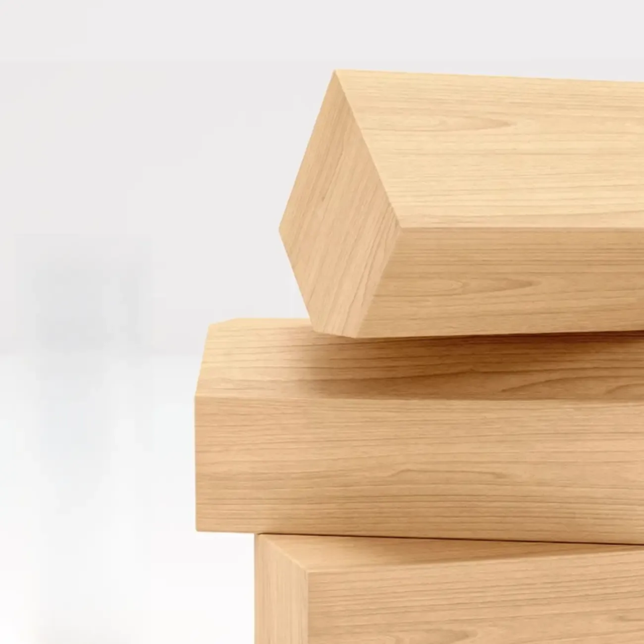 Trendy Narrow Wooden Sleek Edge 2-Drawer Nightstand Image - 9