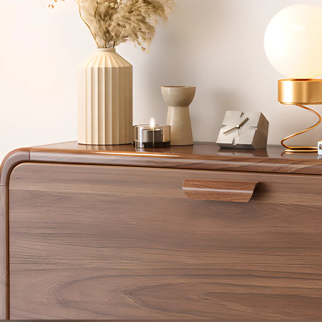 Traditional Hidden Adjustable 3 Tiers Solid Wood Shoe Cabinet Image - 3 | homeyfad