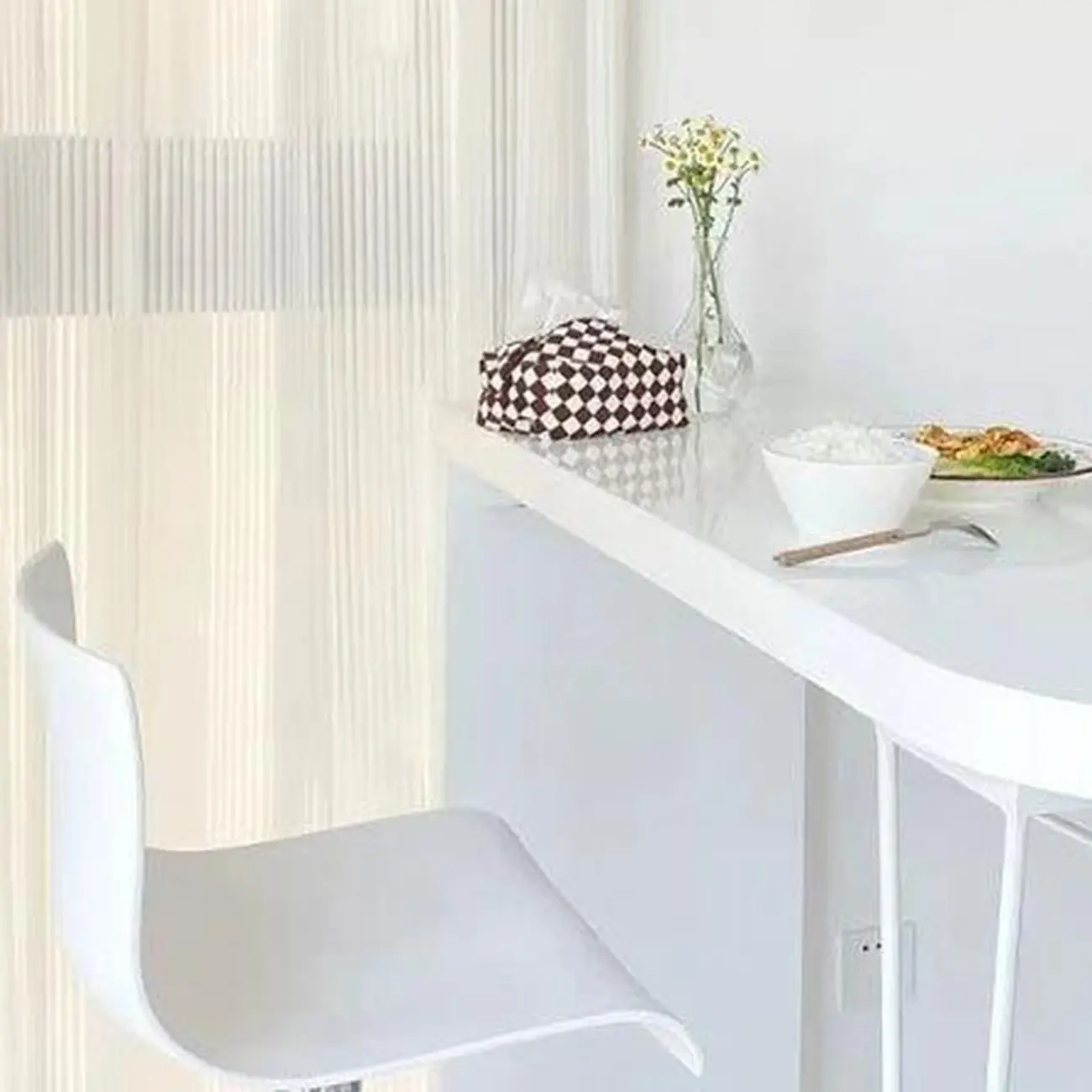 Stylish Pure White Wooden Metal Double Pedestal Bar Tables Image - 6 | homeyfad