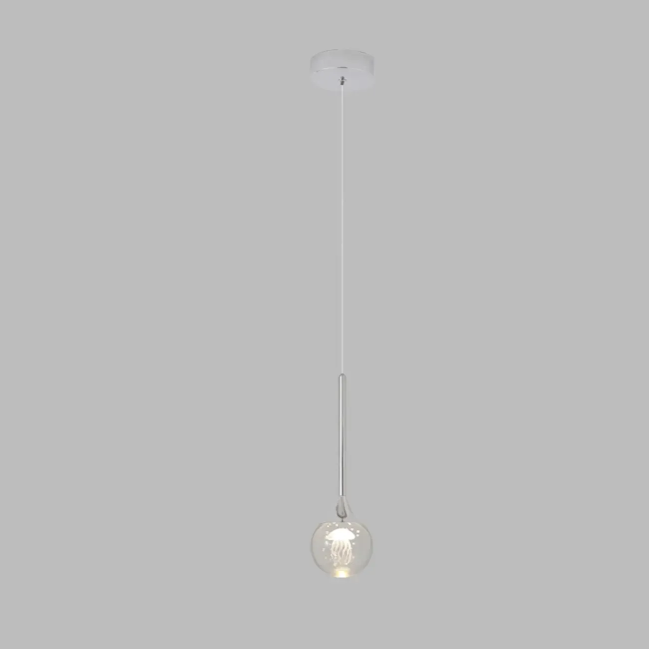 Modern Globe Crystal Pendant Light Dimmable & Adjustable  Image - 15