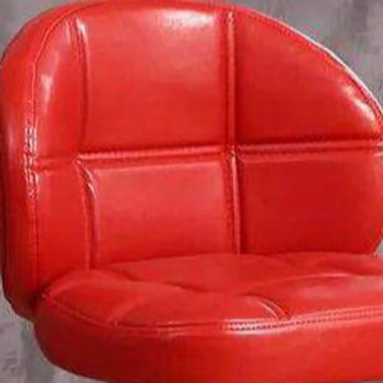 Contemporary Leather Swivel Adjustable Bar Stool Image - 9 | homeyfad