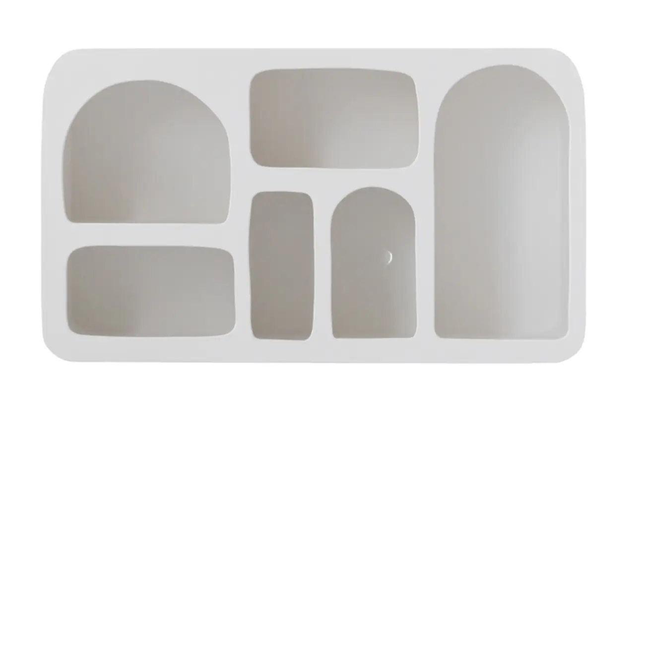 White Wooden Dining Hutch Display Cabinet with Shelves Image - 7 | homeyfad