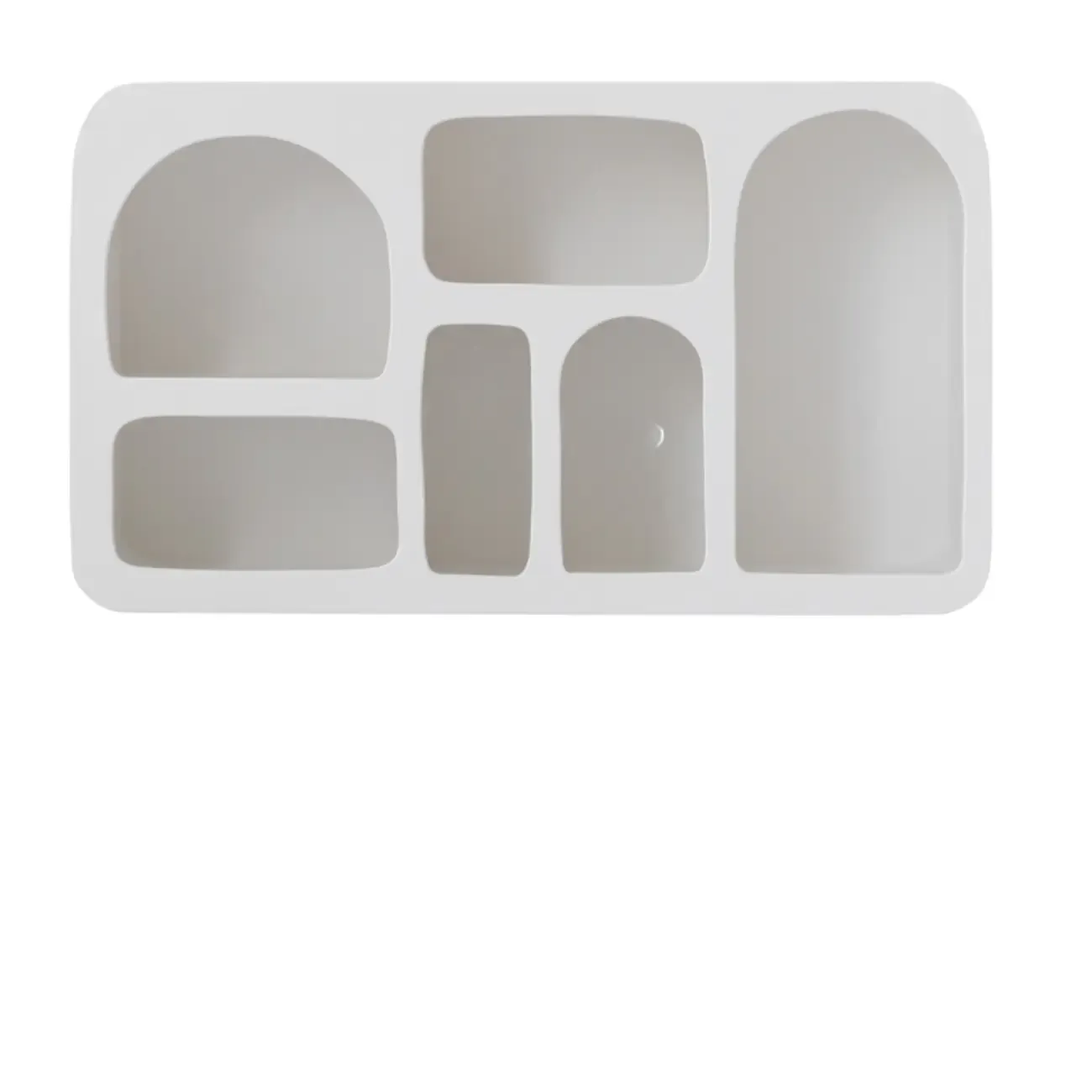 White Wooden Dining Hutch Display Cabinet with Shelves Image - 7